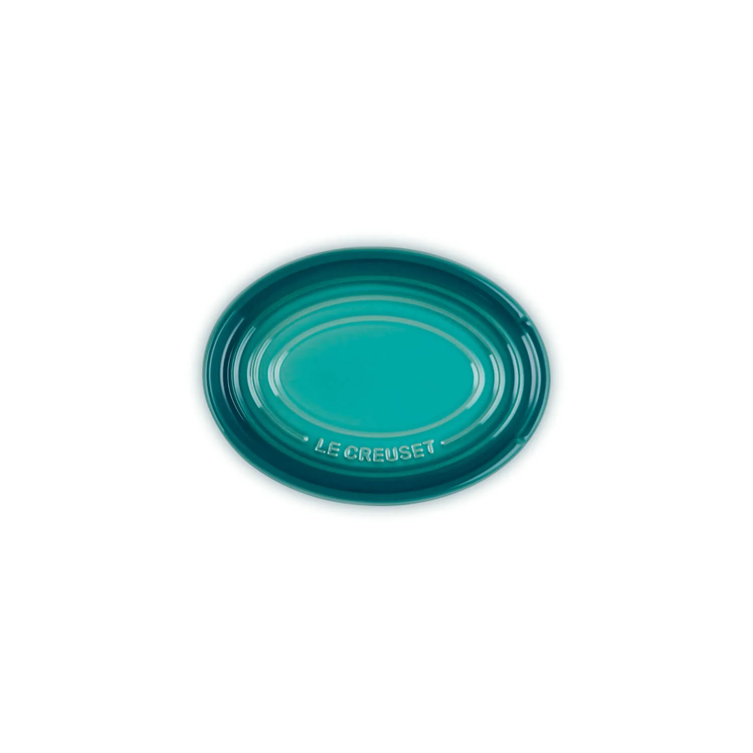 Le Creuset Stoneware Oval Spoon Rest - Bleu Riviera - Image 4