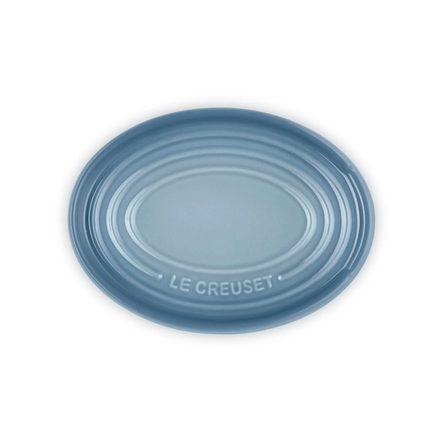 Le Creuset Stoneware Oval Spoon Rest - Chambray - Image 3
