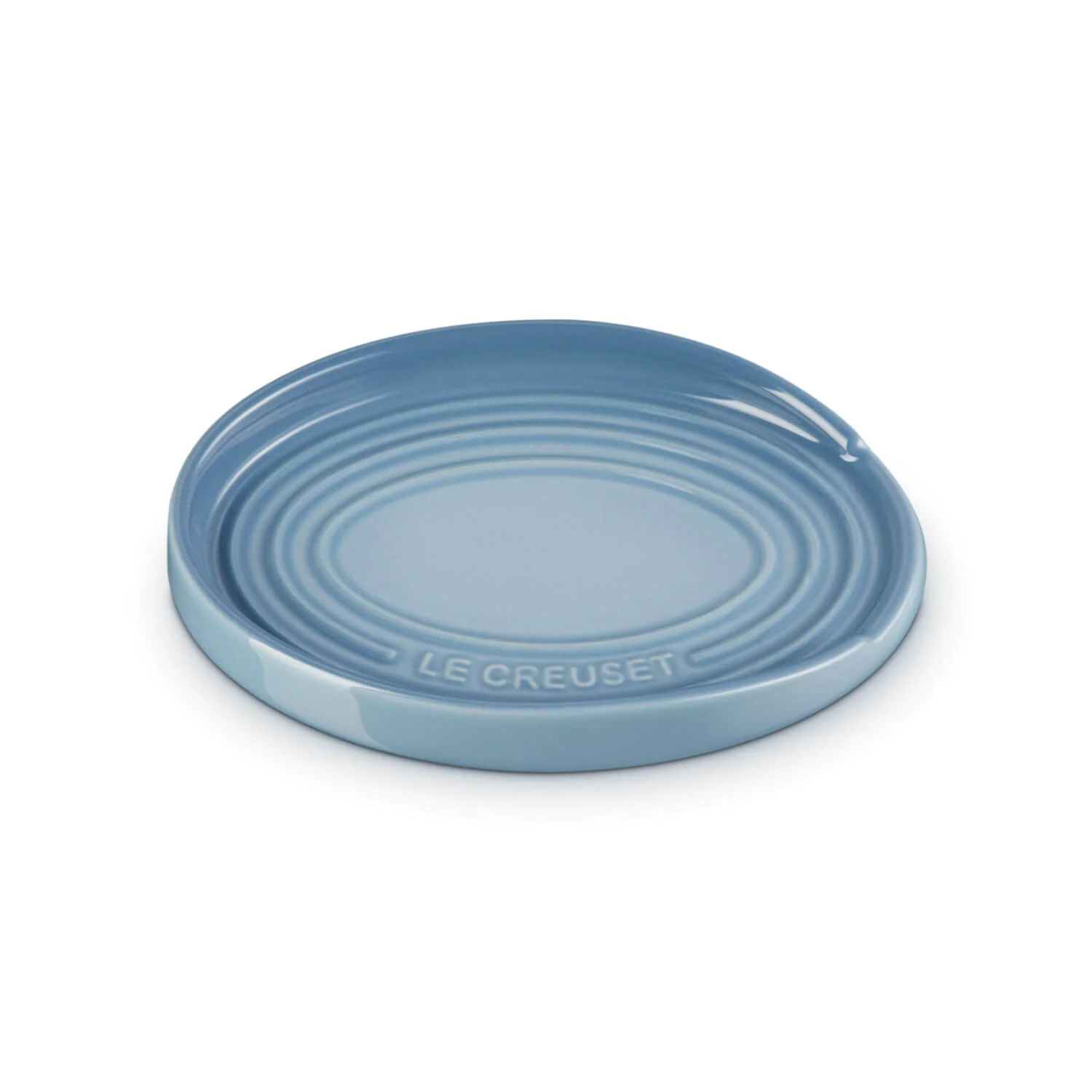 Le Creuset Stoneware Oval Spoon Rest - Chambray - Image 4