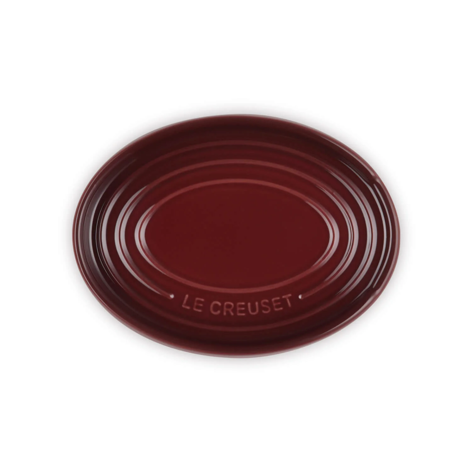 Le Creuset Stoneware Oval Spoon Rest - Garnet - Image 3