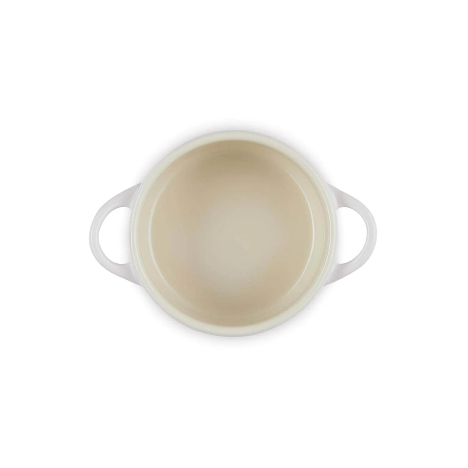 Le Creuset Stoneware Petite Round Casserole with Gold Heart Knob - Shell Pink - Image 4
