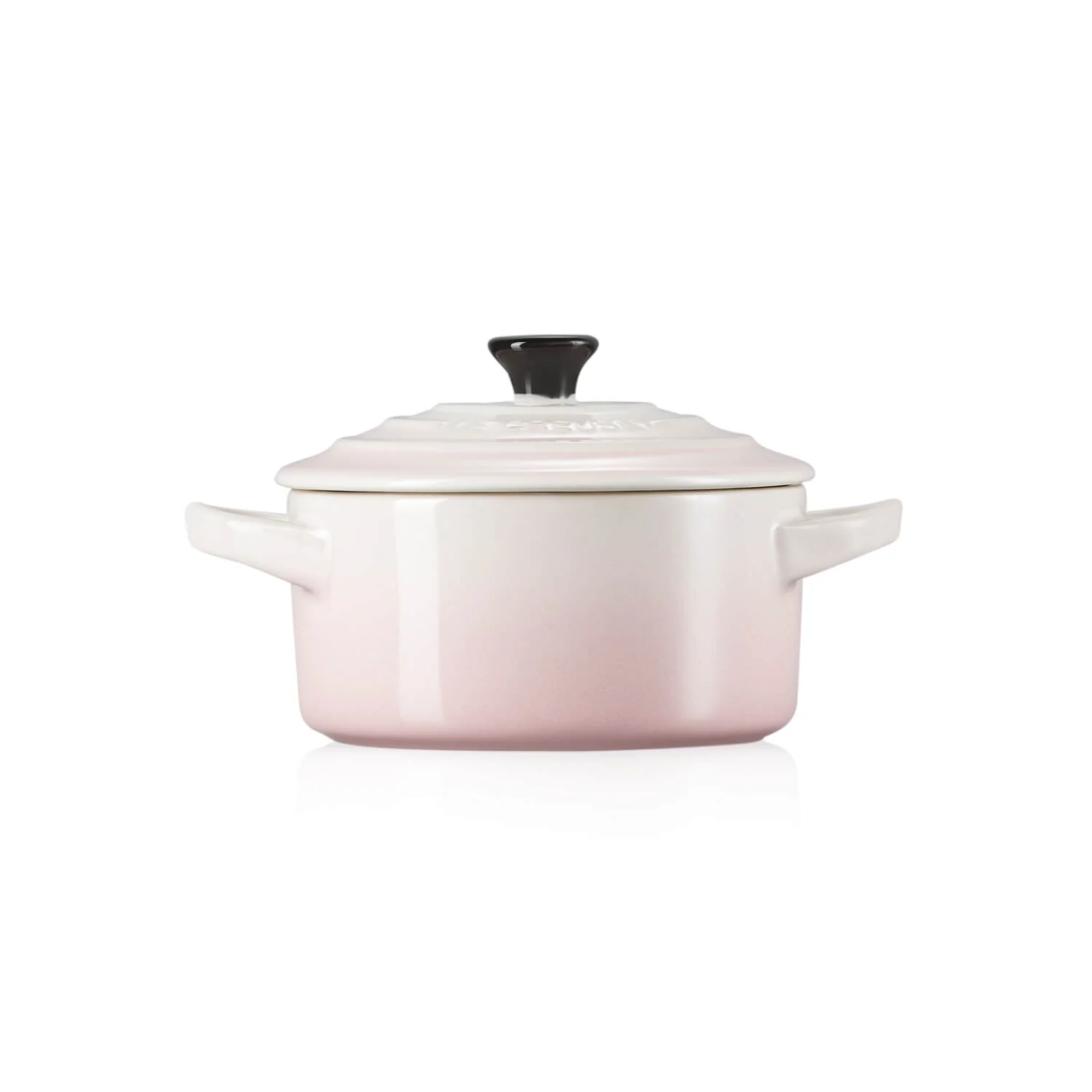 Le Creuset Stoneware Petite Round Casserole - Shell Pink - Image 3