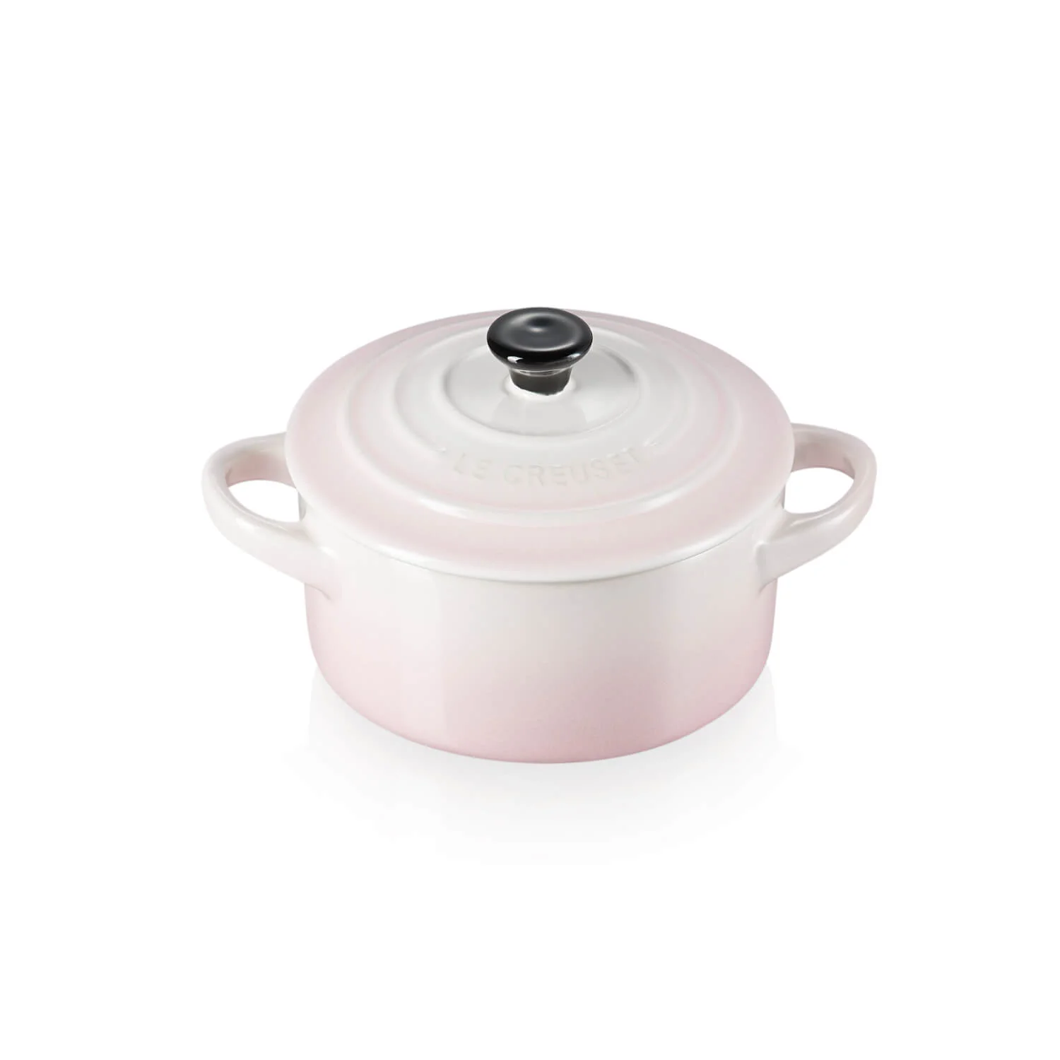 Le Creuset Stoneware Petite Round Casserole - Shell Pink - Image 4