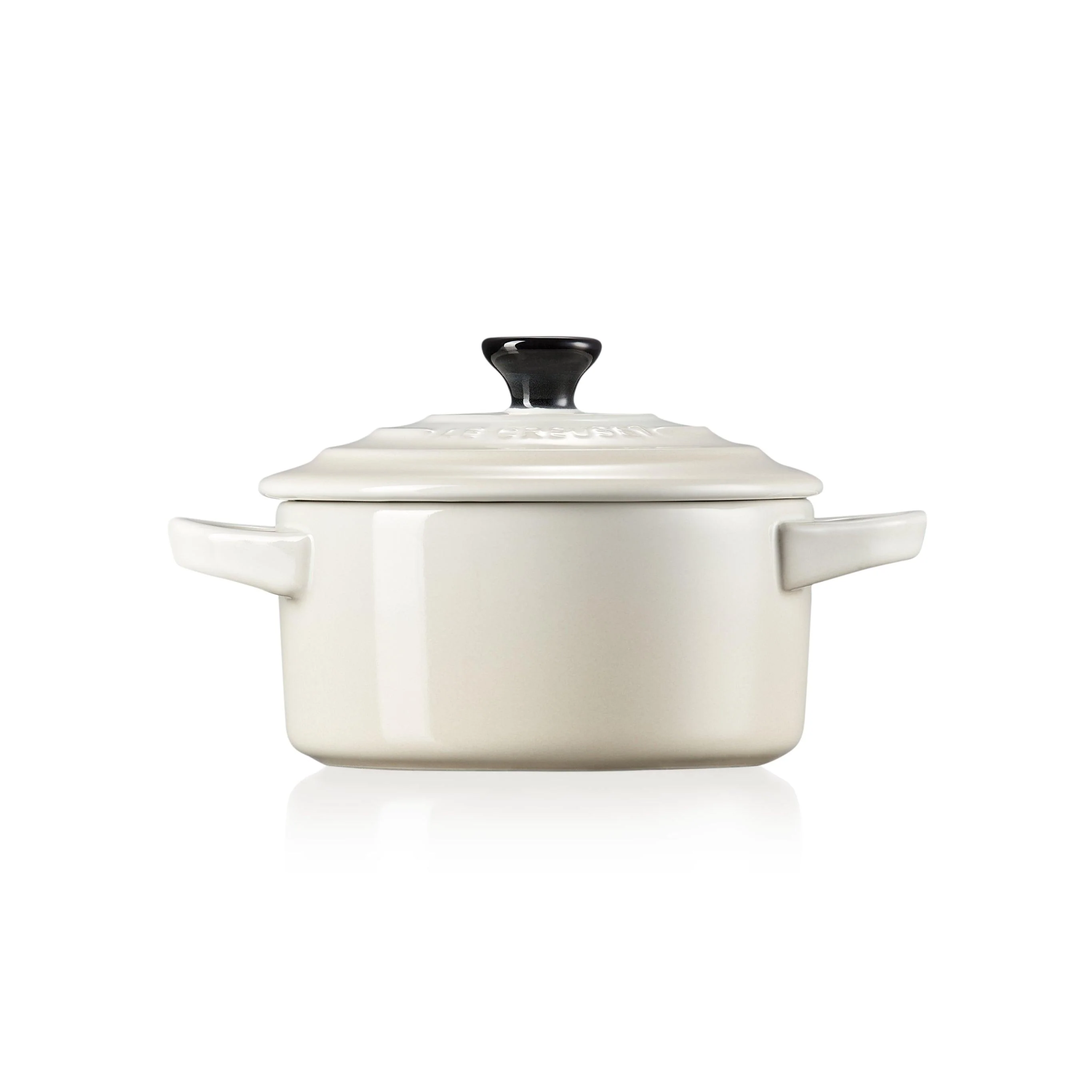 Le Creuset Stoneware Petite Round Casserole - Meringue - Image 3