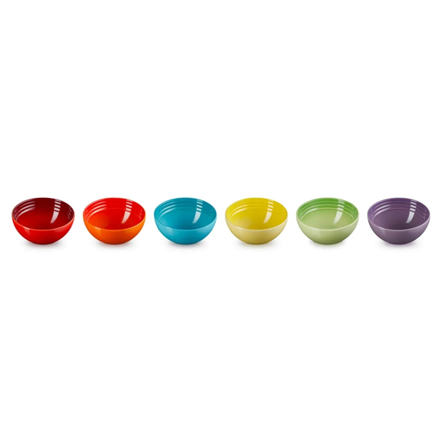 Le Creuset Stoneware Rainbow Pinch Pots - Set of 6 - Image 4