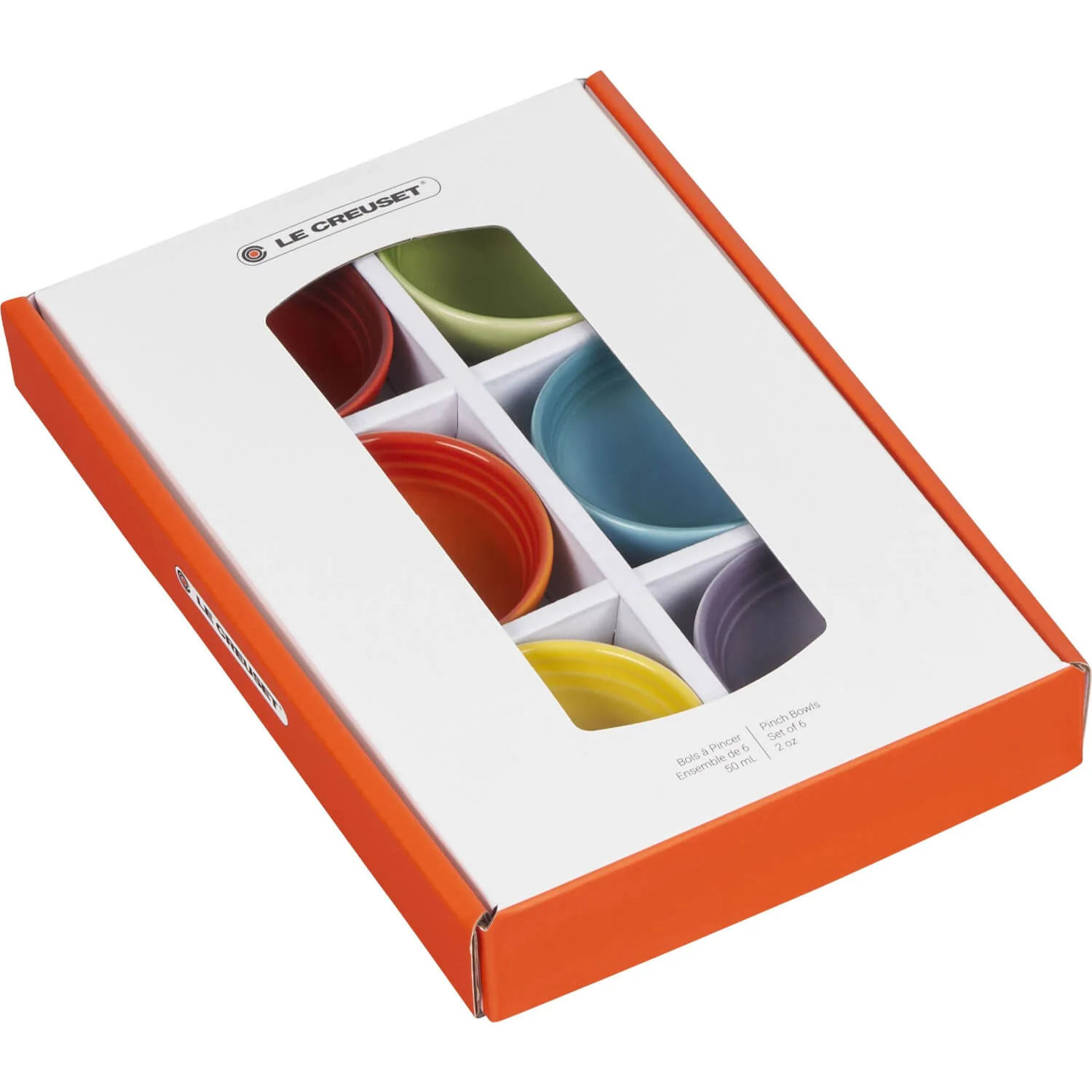 Le Creuset Stoneware Rainbow Pinch Pots - Set of 6 - Image 5