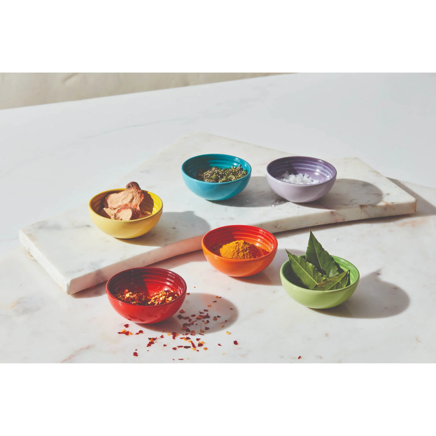 Le Creuset Stoneware Rainbow Pinch Pots - Set of 6 - Image 6