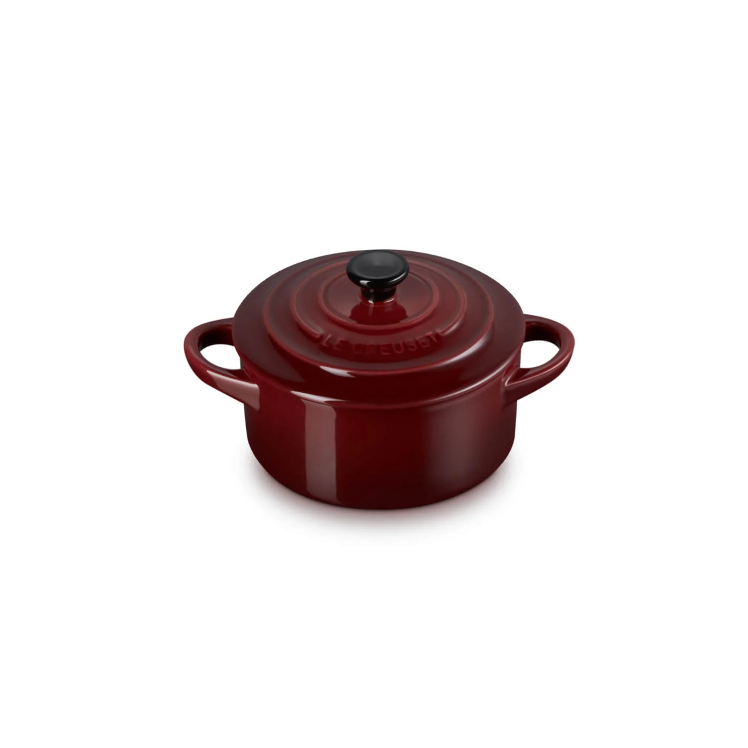 Le Creuset Stoneware Petite Round Casserole - Garnet - Image 5