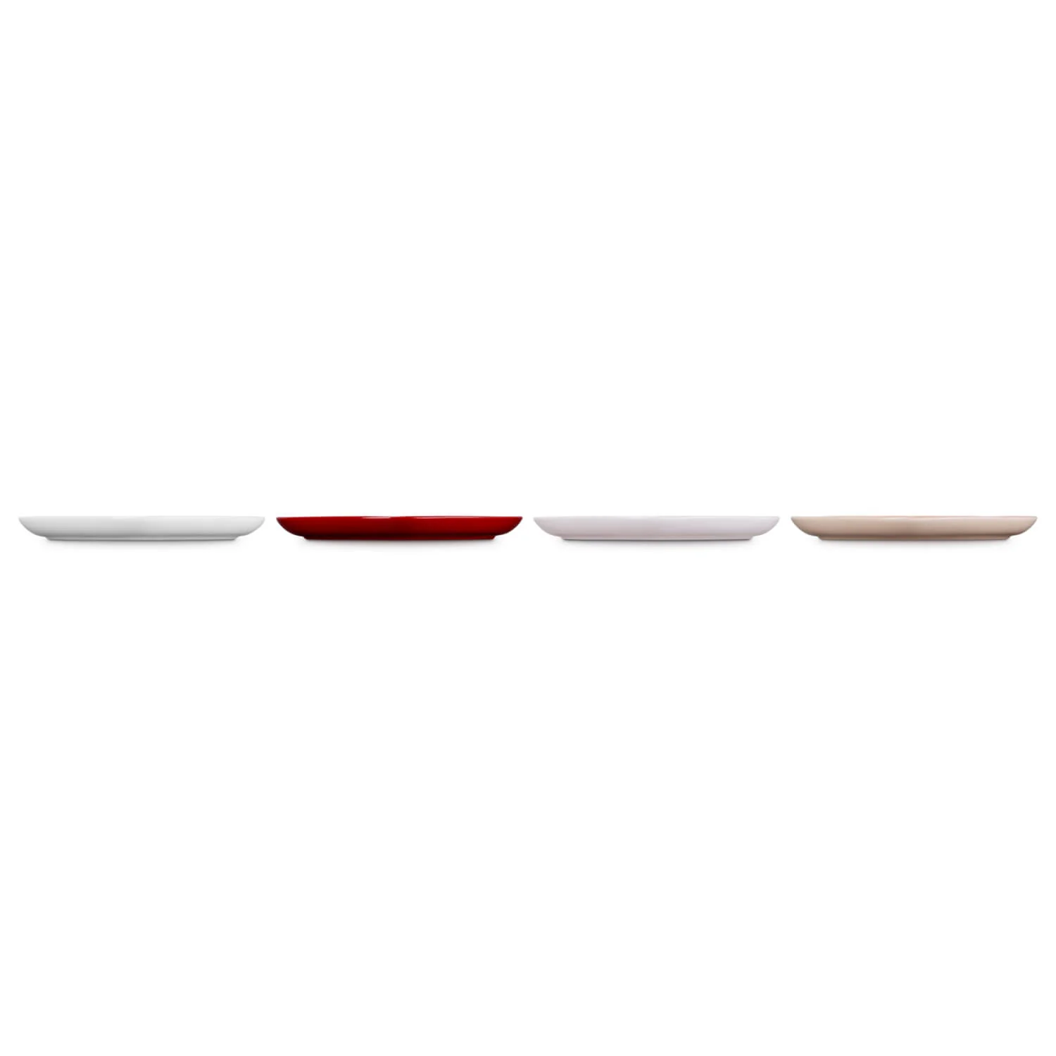 Le Creuset Stoneware Set of 4 23cm Heart Plates - Image 3