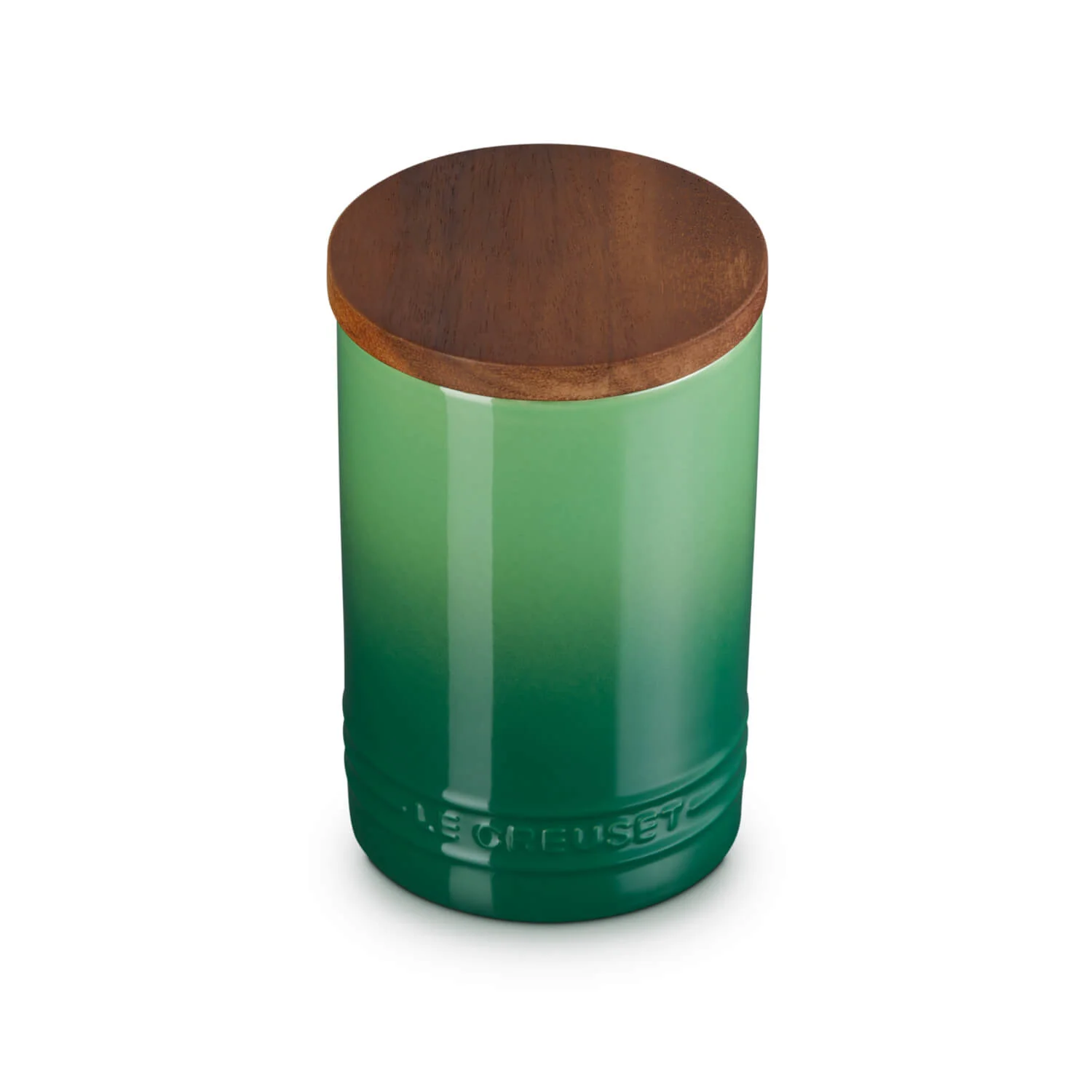 Le Creuset Stoneware Signature 770ml Storage Jar with Wooden Lid - Bamboo - Image 5