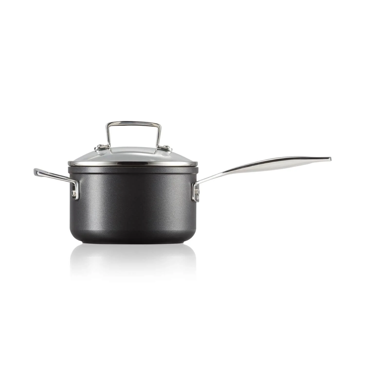 Le Creuset Toughened Non-Stick Saucepan With Glass Lid - 16cm - Image 3