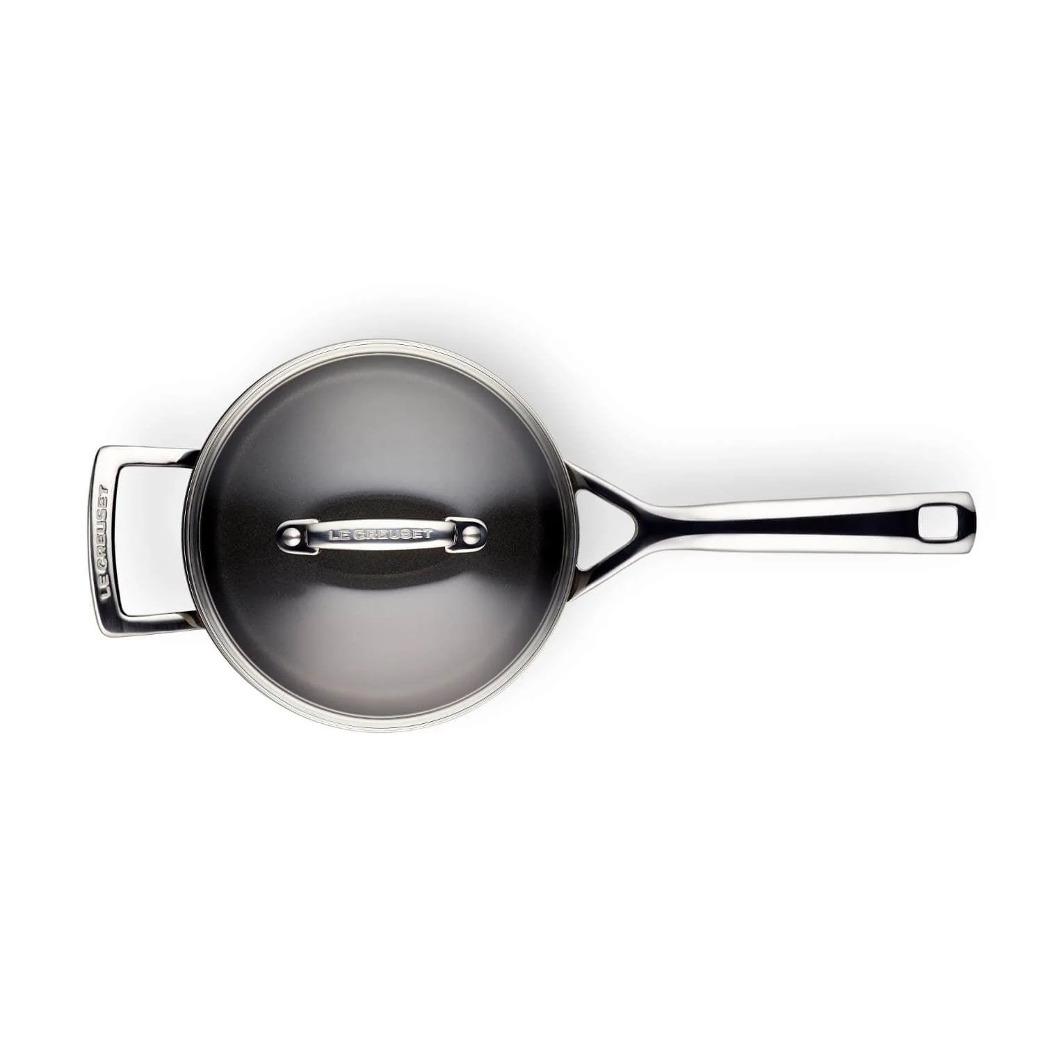 Le Creuset Toughened Non-Stick Saucepan With Glass Lid - 18cm - Image 4