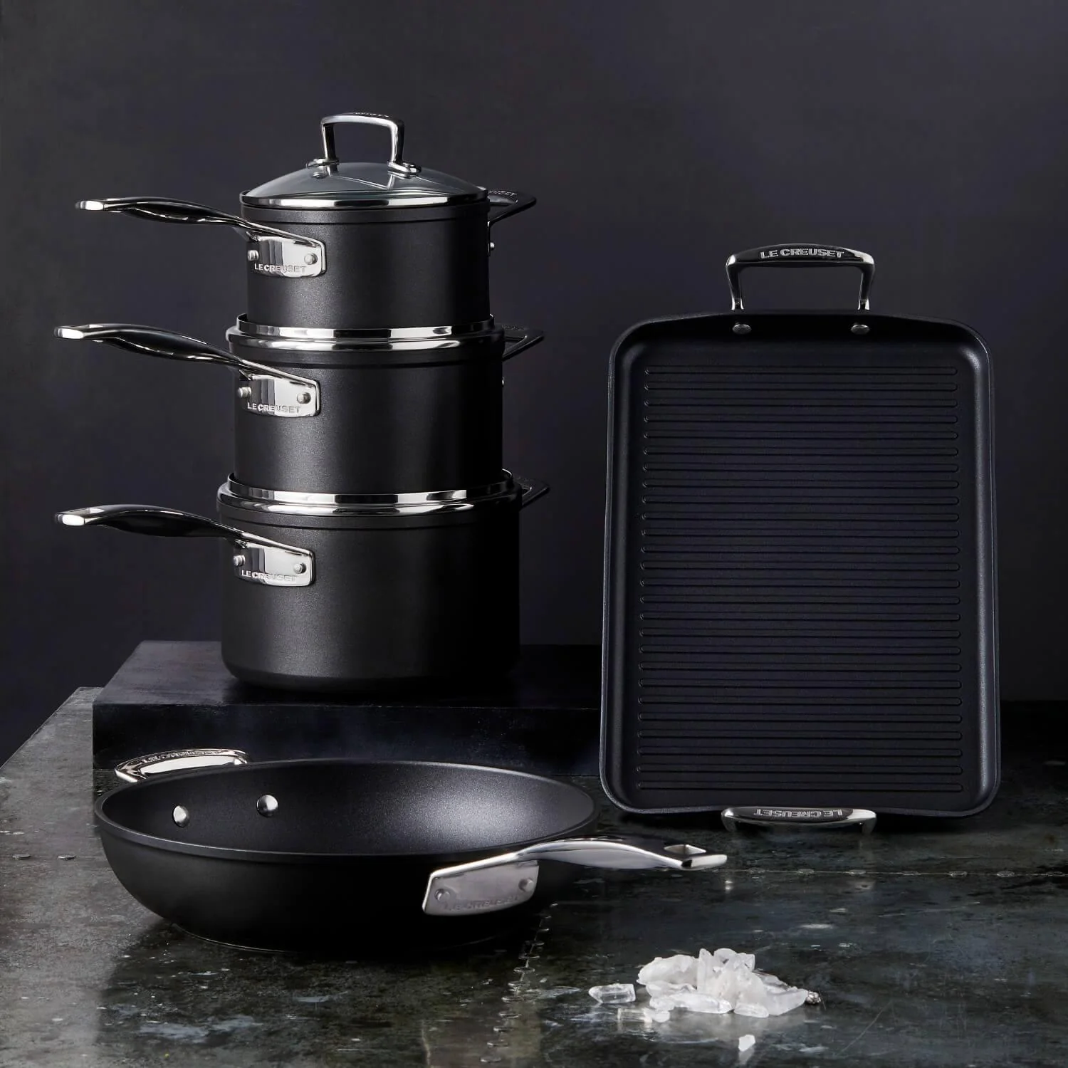 Le Creuset Toughened Non-Stick Saucepan With Glass Lid - 18cm - Image 6