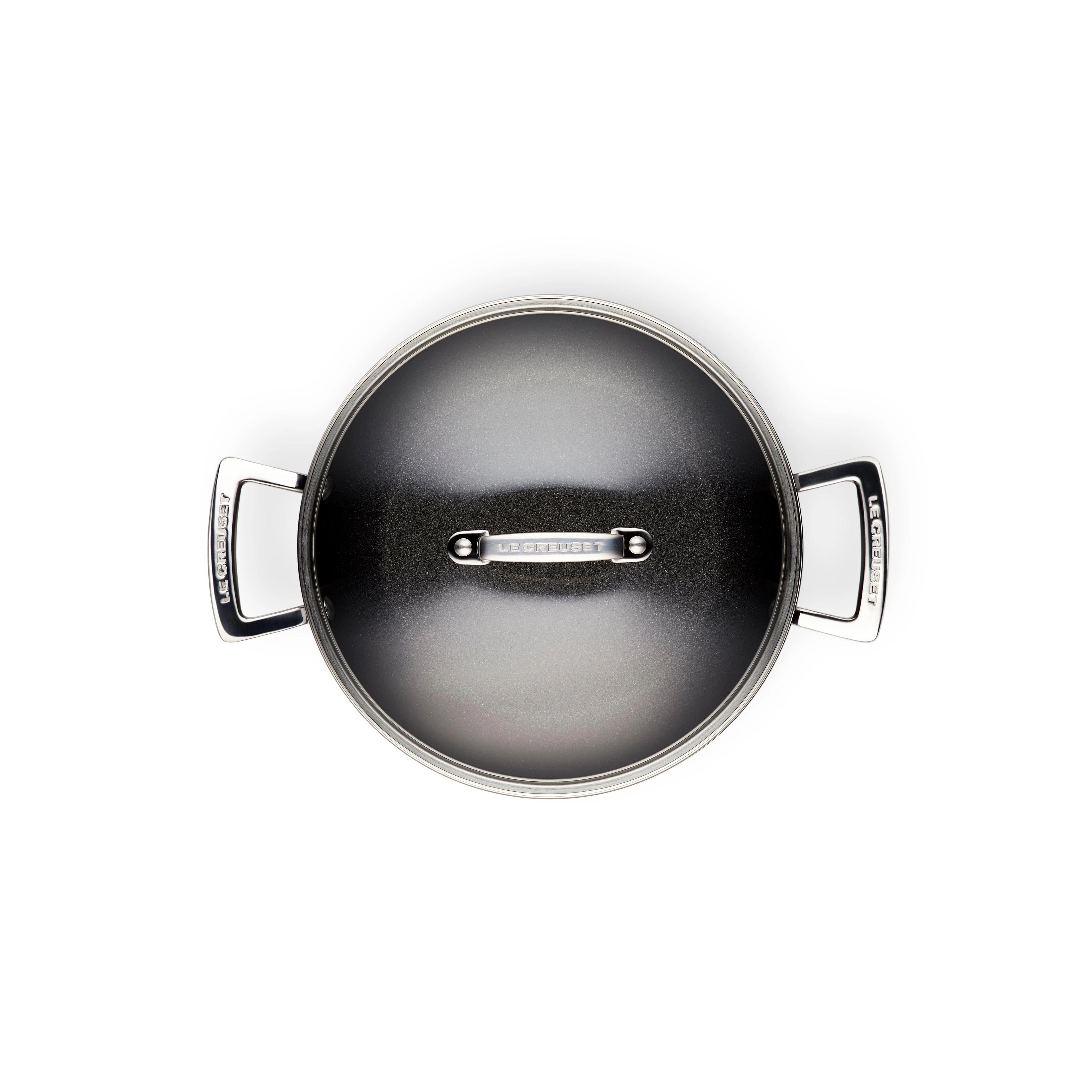 Le Creuset Toughened Non-Stick Shallow Casserole - 24cm - Image 3