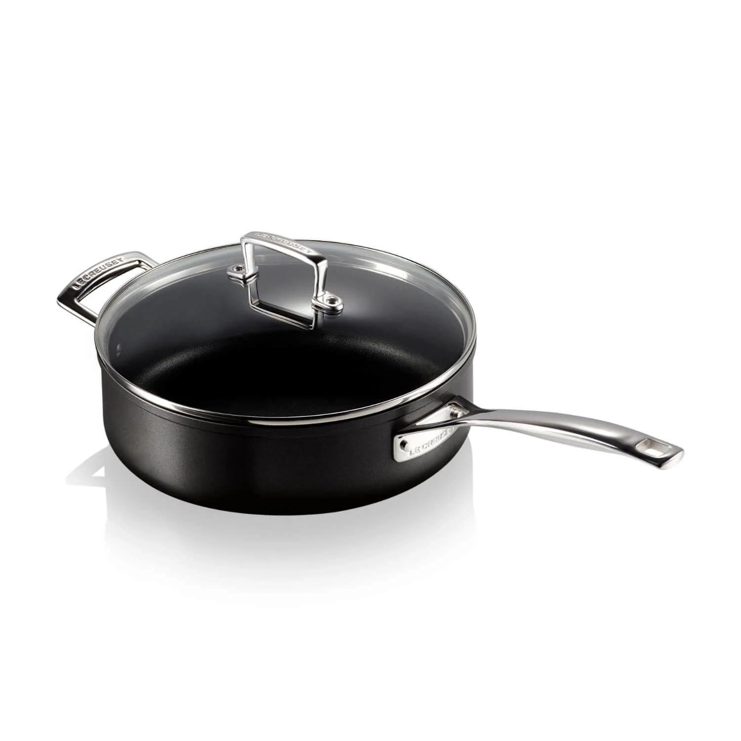 Le Creuset Toughened Non-Stick Saute Pan With Glass Lid - 26cm
