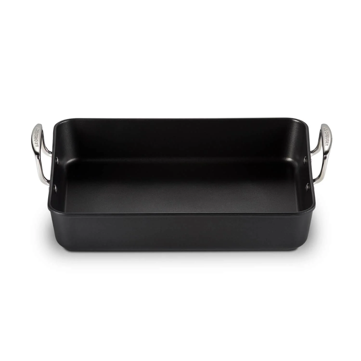 Le Creuset Toughened Non-Stick Rectangular Roaster - 35cm - Image 2