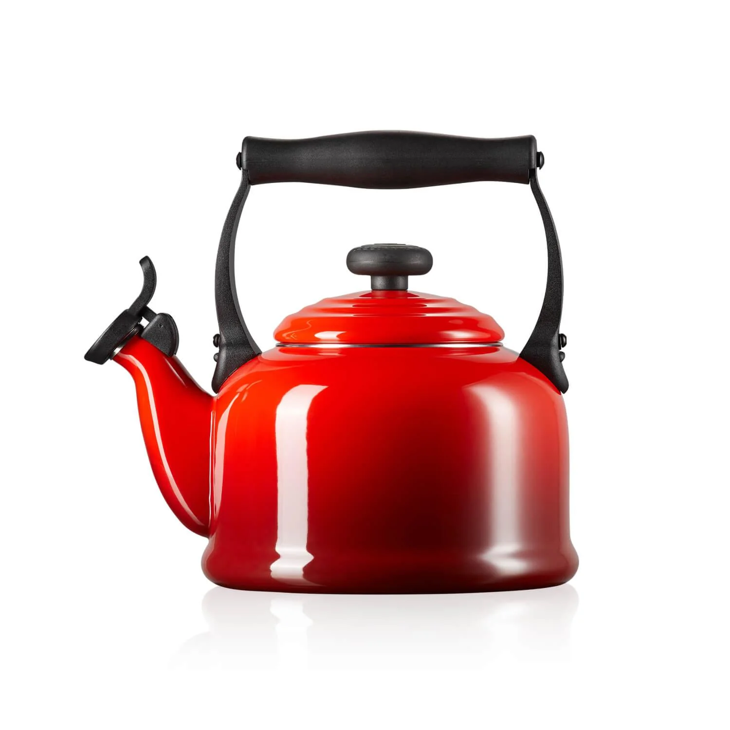 Le Creuset Traditional Stove Top Kettle - Cerise - Image 2