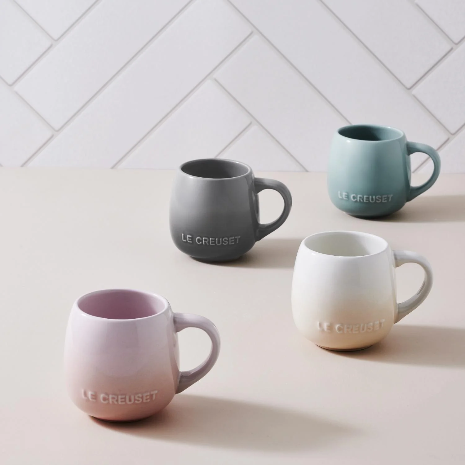 Le Creuset 320ml Stoneware Coupe Sphere Mug - Chambray - Image 3