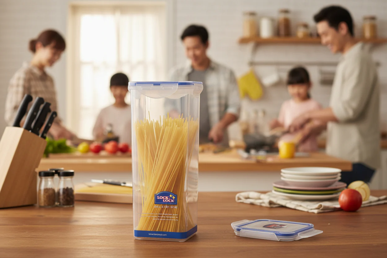 LocknLock Tall Rectangular Food Container - 2 Litre - Image 2