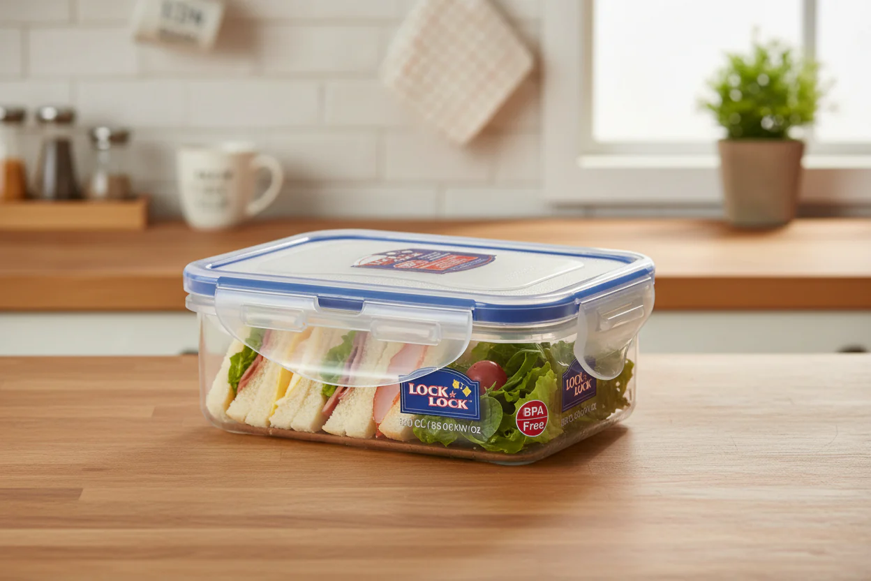 LocknLock Rectangular Food Container - 350ml - Image 2