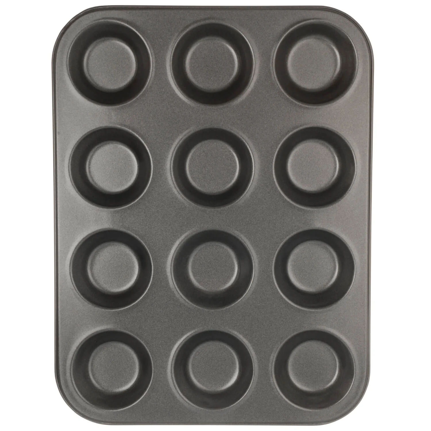 Luxe Bakeware Non-Stick Bun Pan - 12 Cup - Image 2