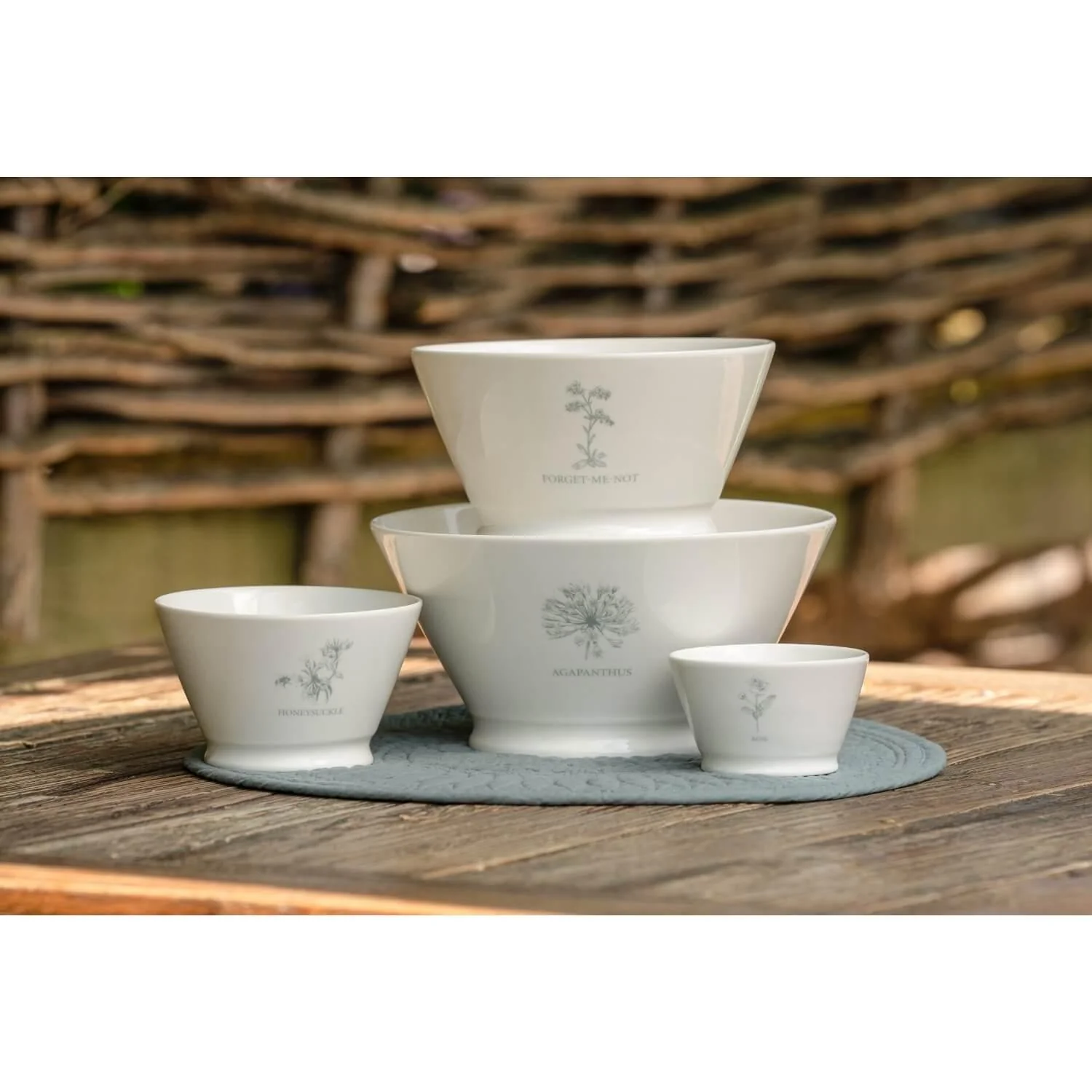 Mary Berry English Garden Medium Serving Bowl - Forget Me Not - Image 2