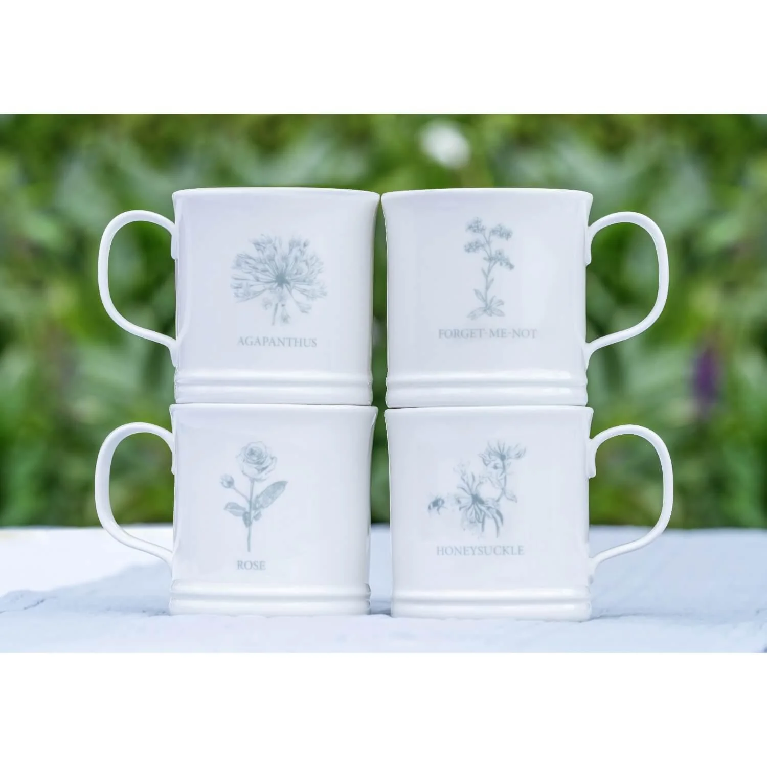 Mary Berry English Garden 4 Piece Mug Set - British Flowers - Image 7