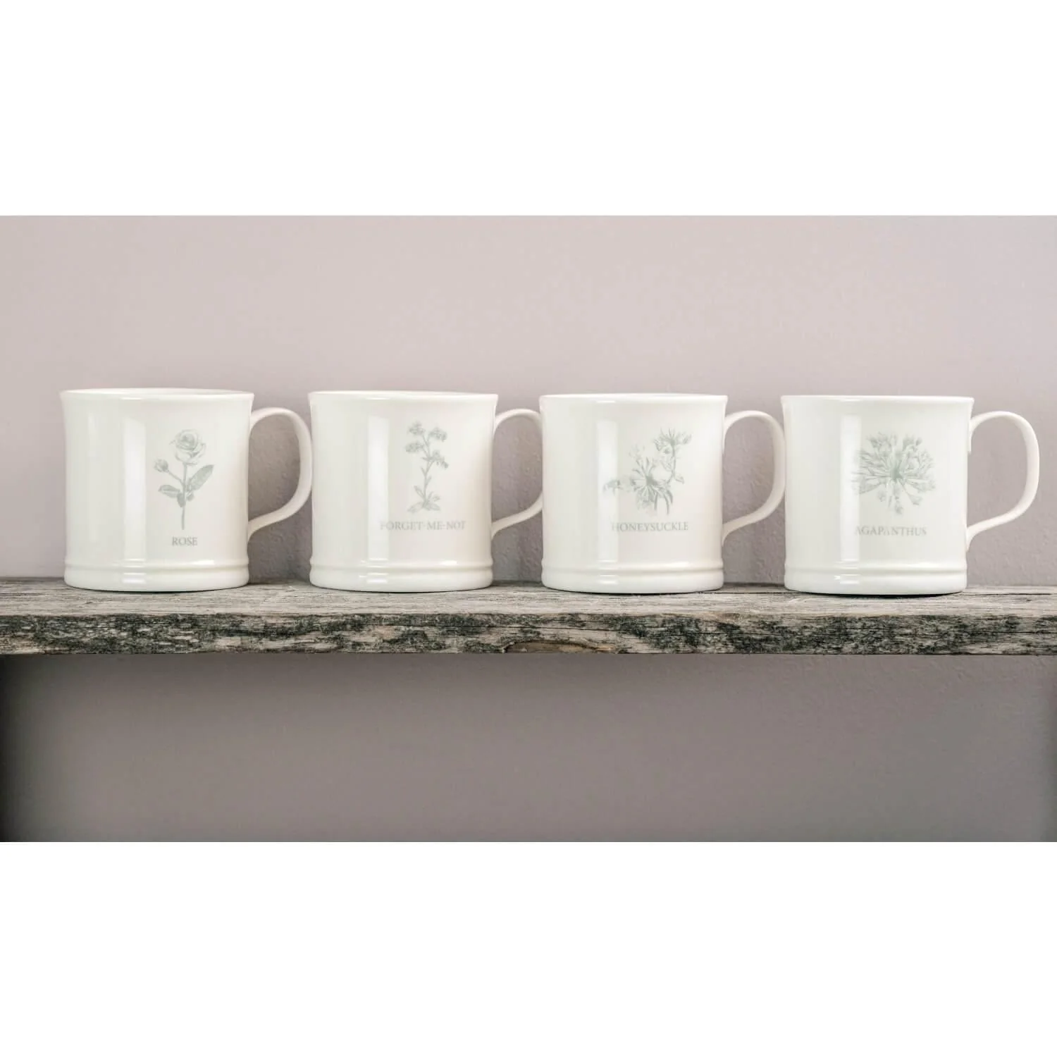 Mary Berry English Garden 4 Piece Mug Set - British Flowers - Image 8
