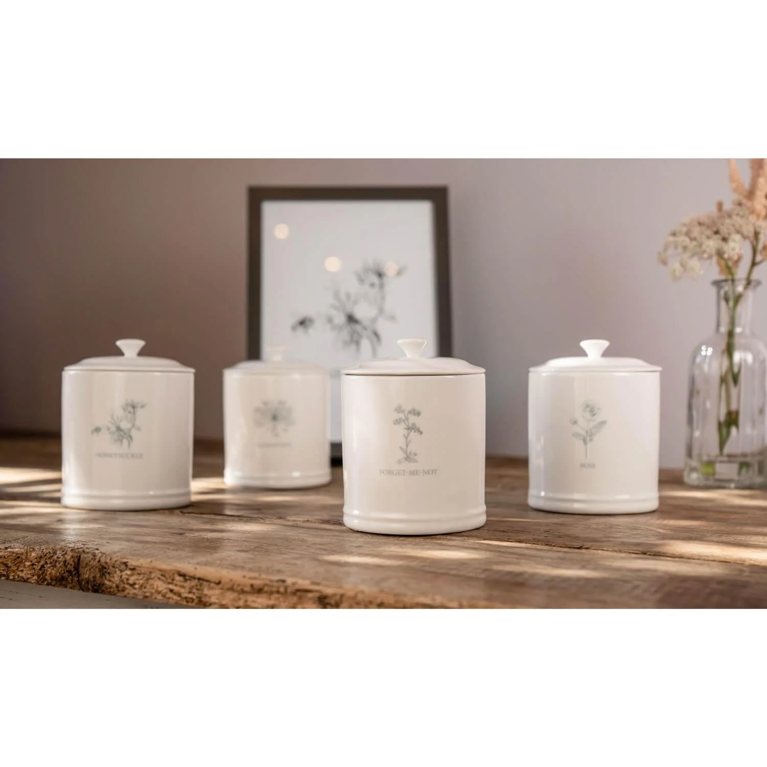 Mary Berry English Garden Coffee Canister - Forget Me Not - Image 4