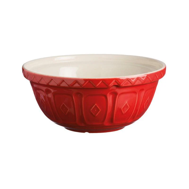 Mason Cash Colour Mix 26cm Stoneware Mixing Bowl - Red