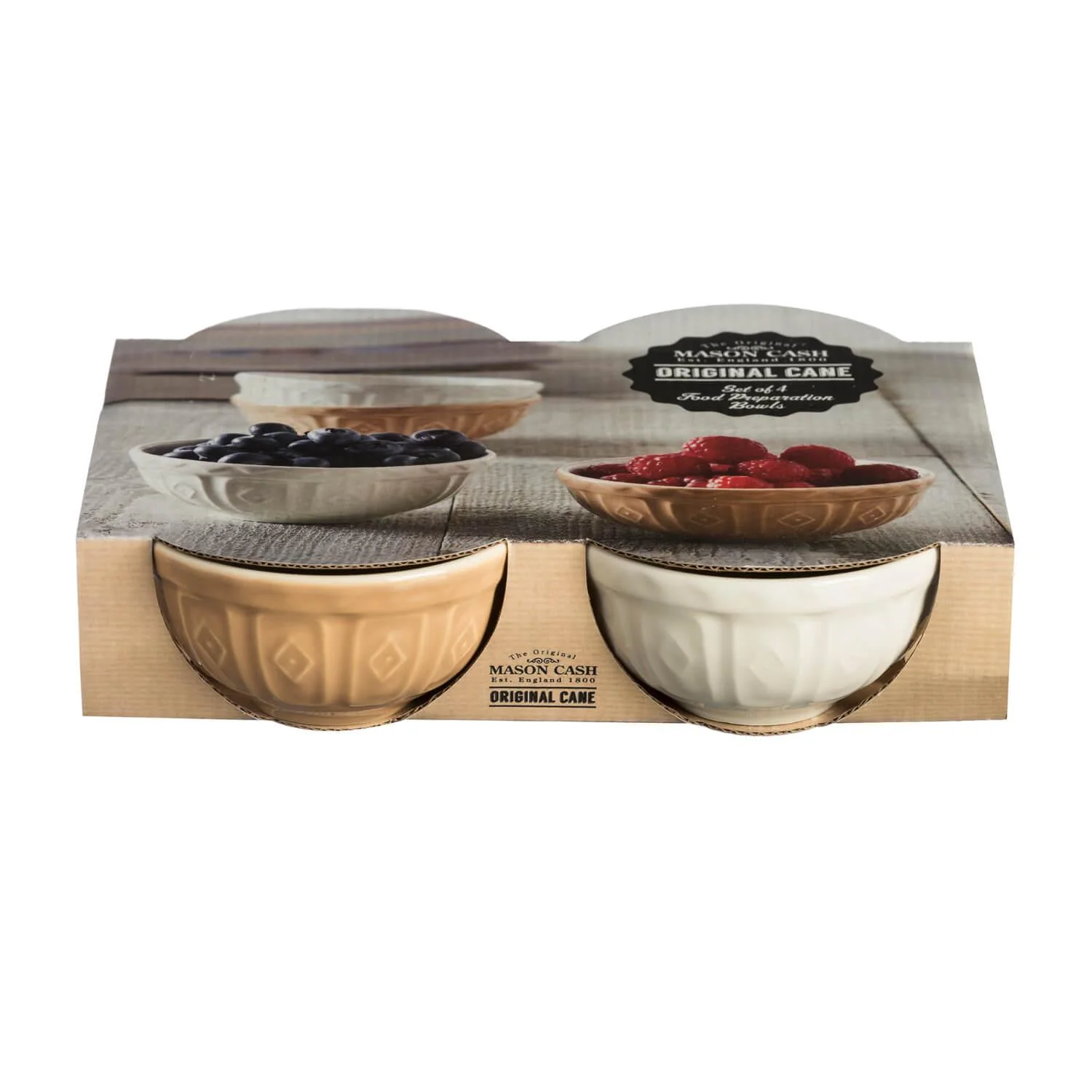 Mason Cash Cane 4 Piece Preparation Bowl Set - Small - Image 7