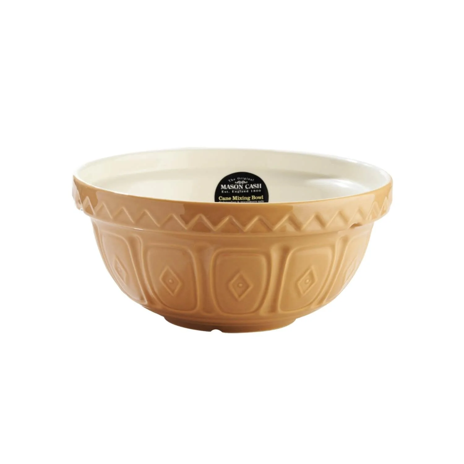 Mason Cash Cane S18 26cm Stoneware Mixing Bowl - Cane - Image 2
