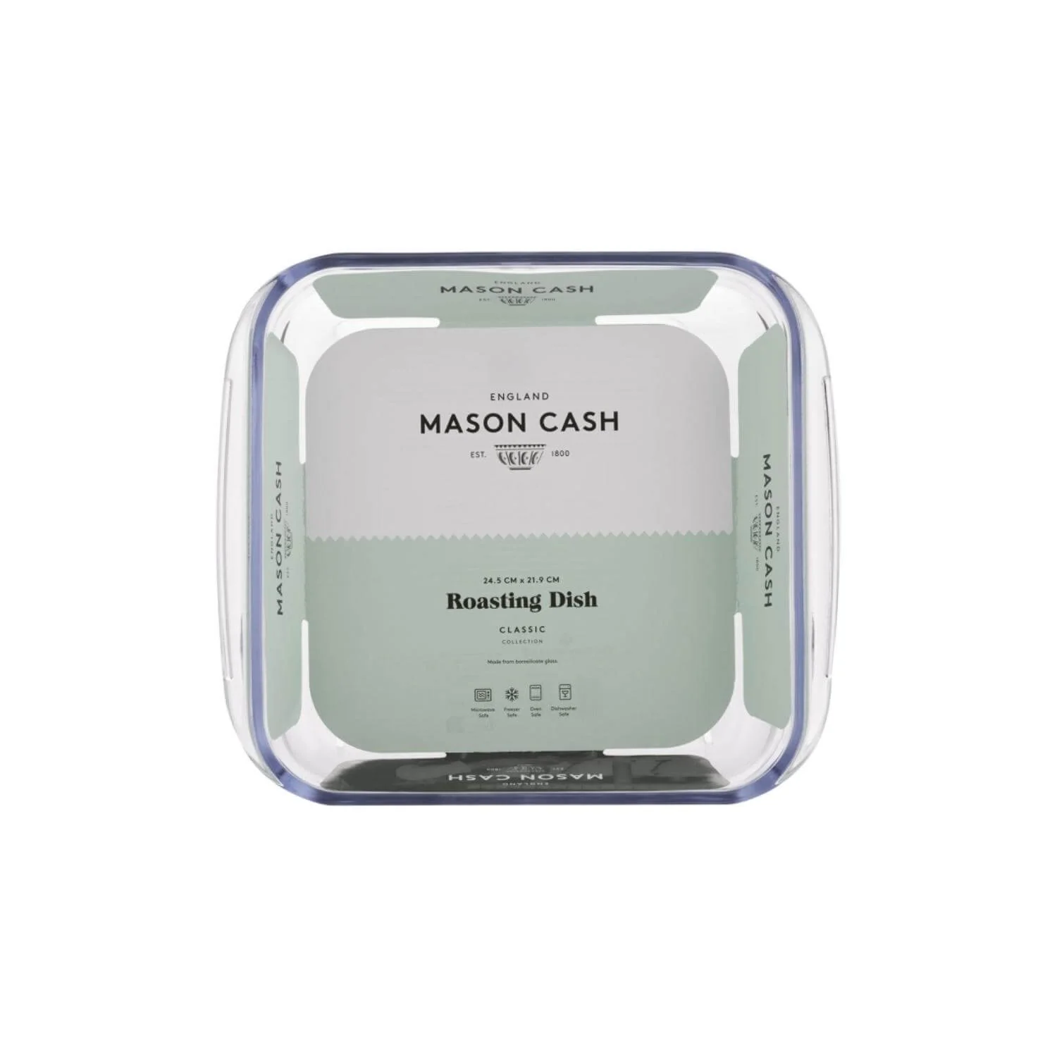 Mason Cash Classic Collection 24cm Square Glass Roasting Dish - Image 2