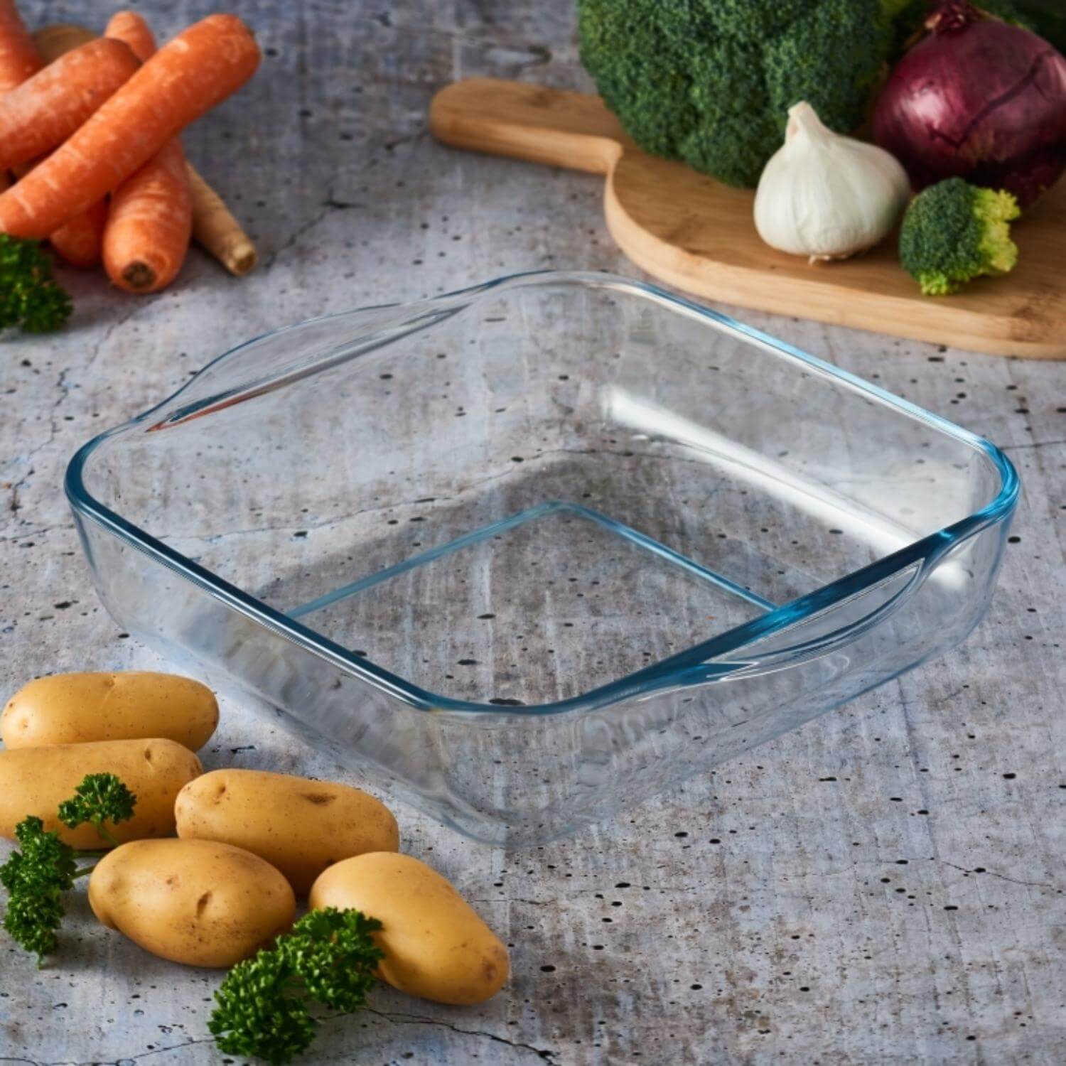 Mason Cash Classic Collection 24cm Square Glass Roasting Dish - Image 3