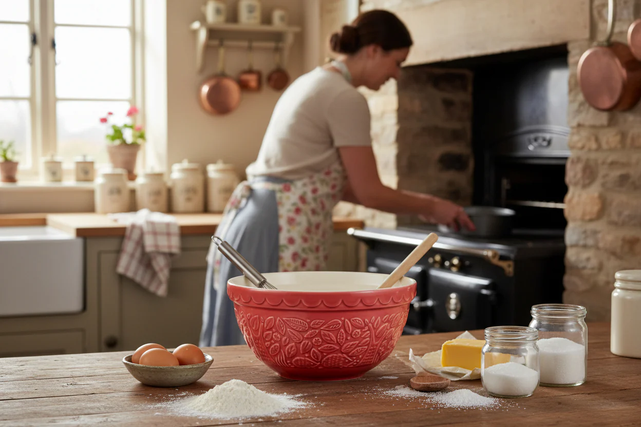Mason Cash S30 21cm In The Forest Stoneware Mixing Bowl - Red - Hedgehog - Image 3
