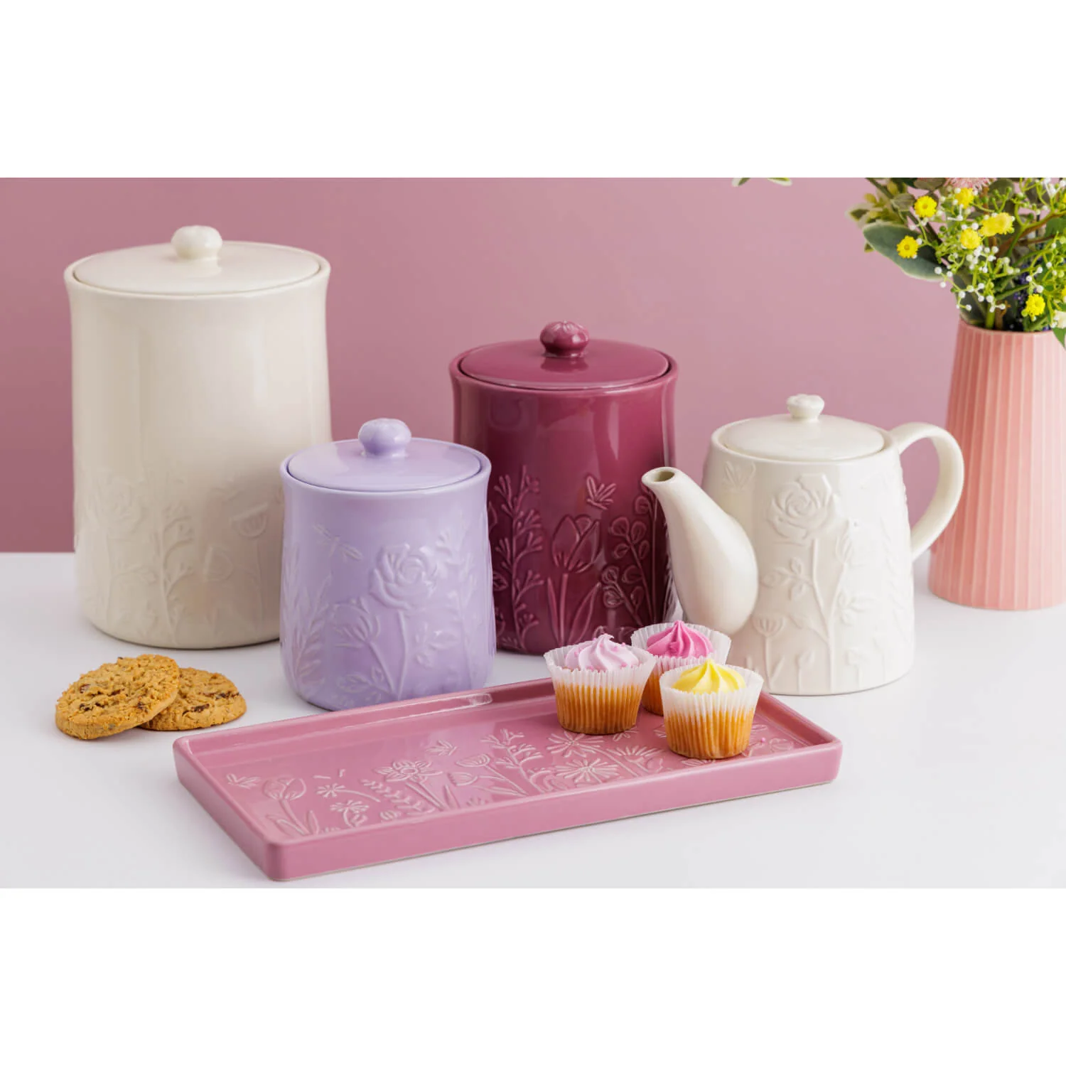Mason Cash In The Meadow Stoneware Storage Jar - 13cm x 18cm - Image 3