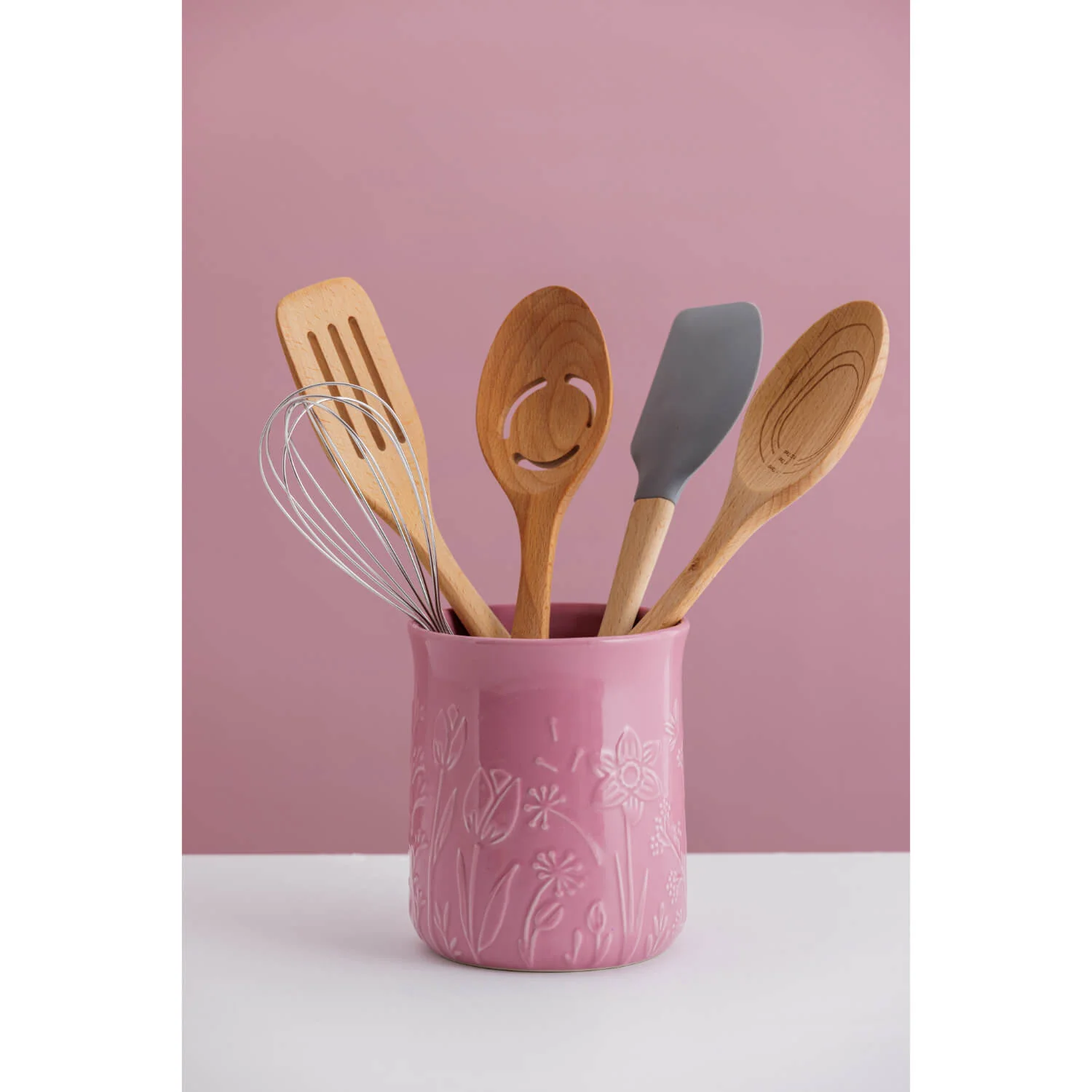 Mason Cash In The Meadow Stoneware Utensil Jar - 12.5cm x 15cm - Image 2