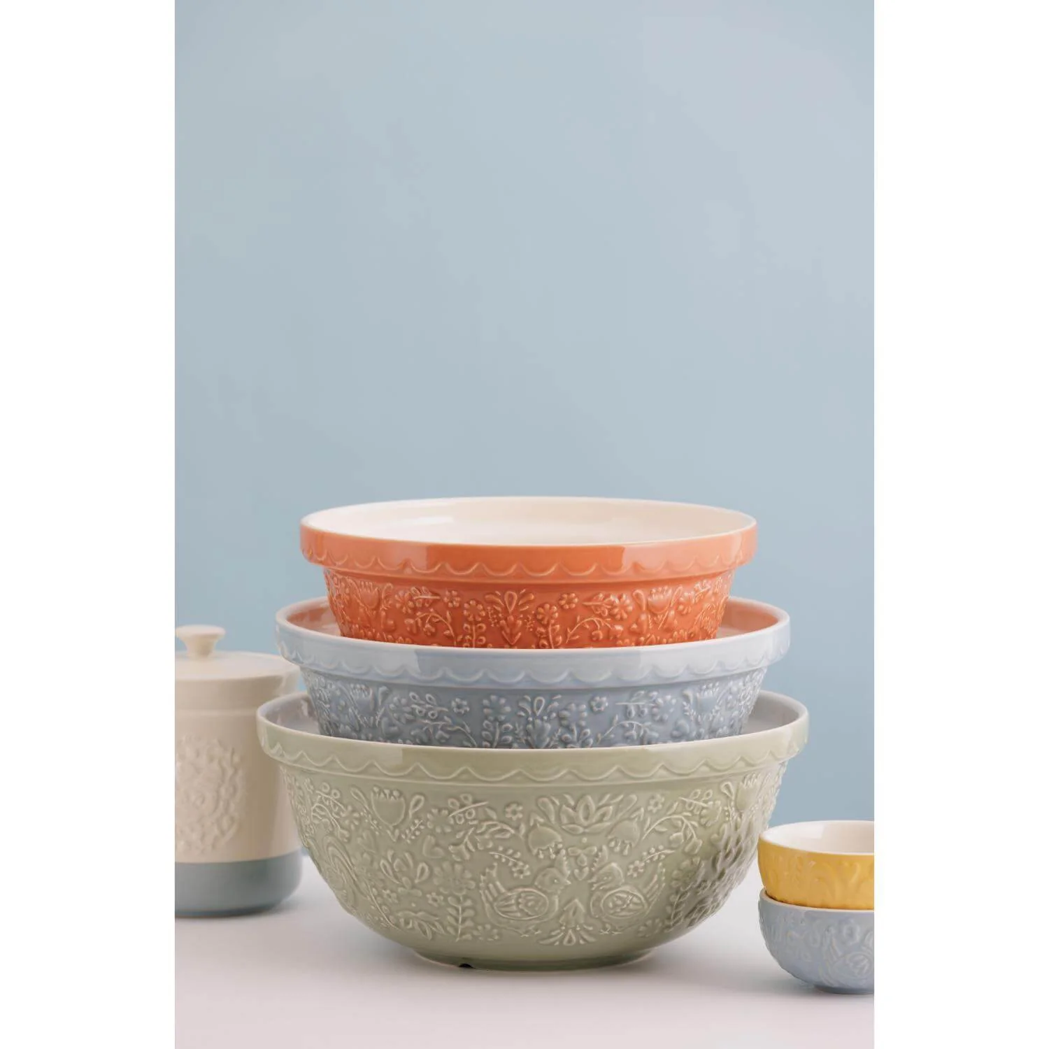 Mason Cash Stoneware Home To Roost S12 29cm Mixing Bowl - Green - Image 6