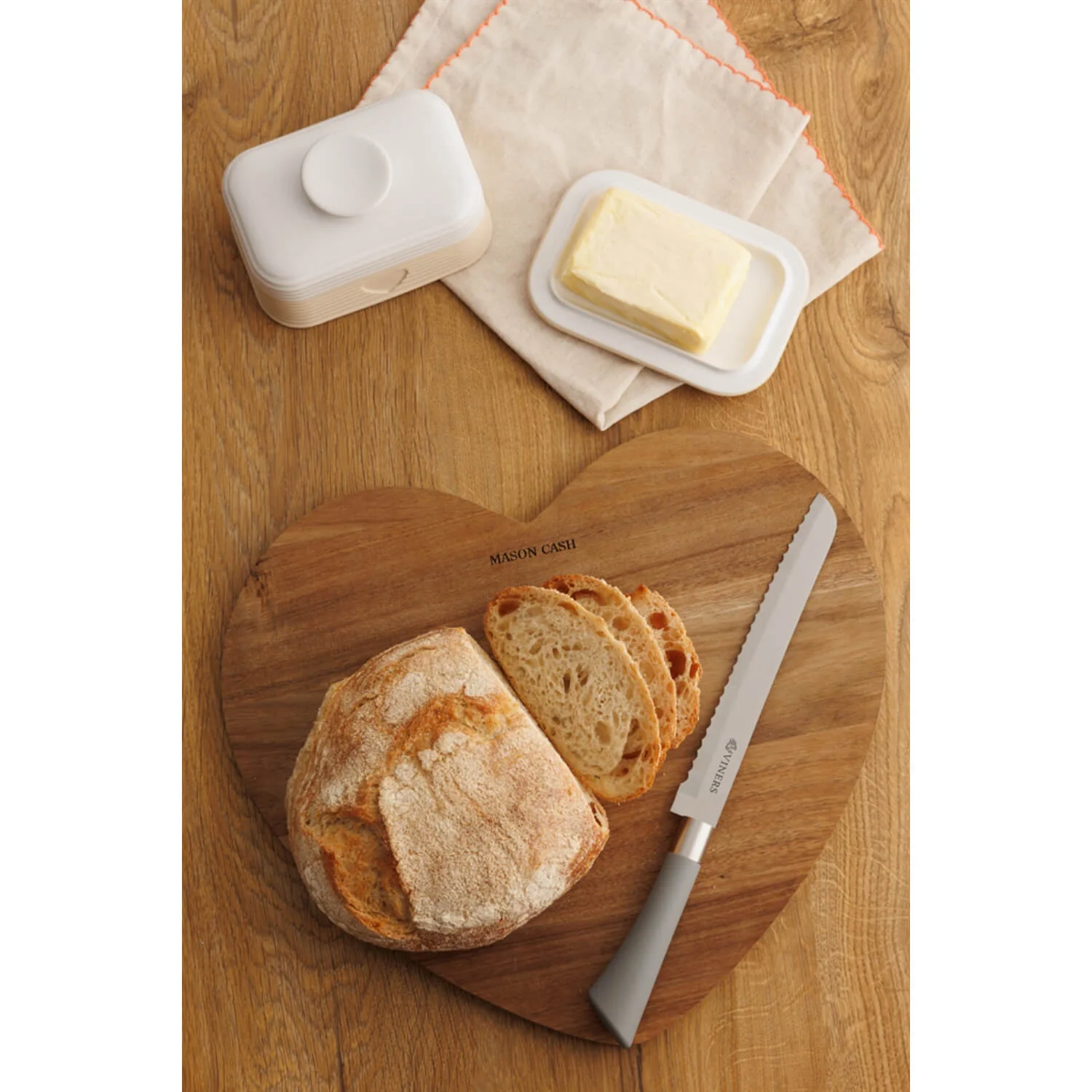 Mason Cash Stoneware Rustic Charm Butter Dish - Image 4