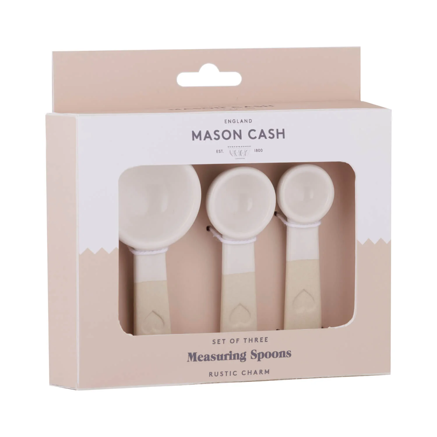 Mason Cash Stoneware Rustic Charm Measuring Spoons - Set of 3 - Image 4