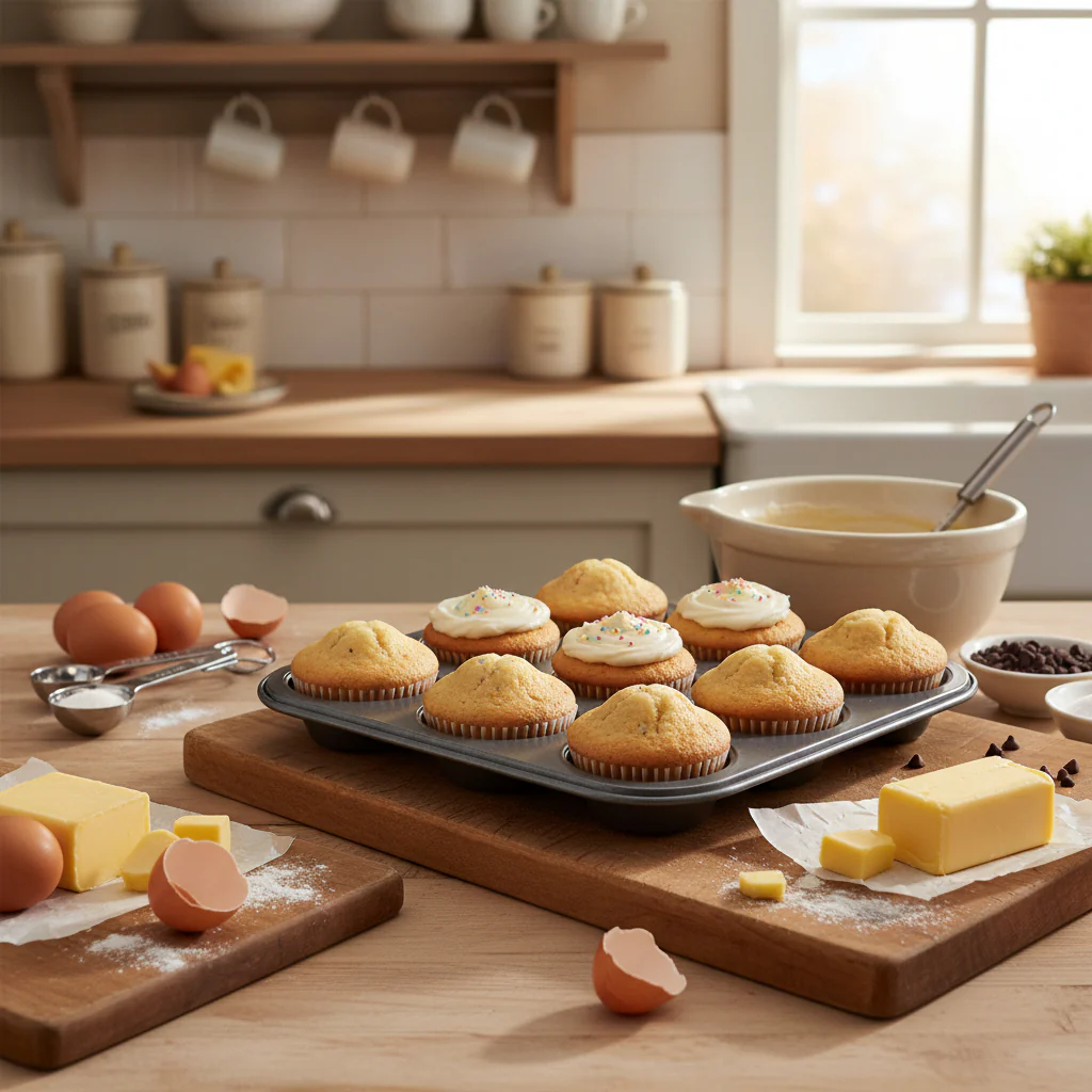 Masterclass Non-Stick Shallow Tin - 12 Hole - Image 3