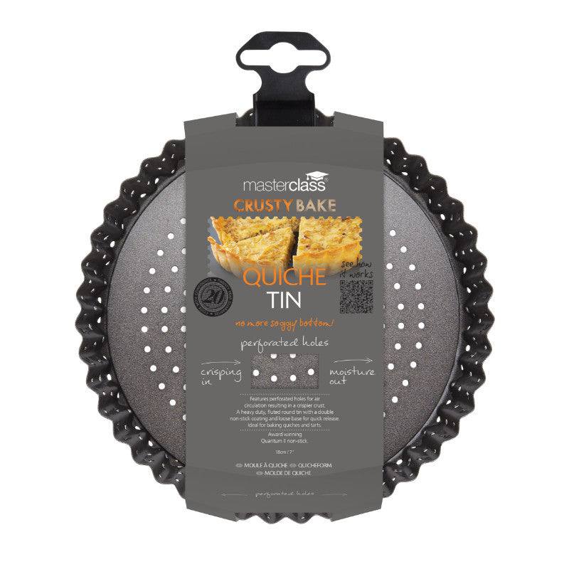 Masterclass Crusty Bake Non-Stick Quiche Tin - 18cm - Image 3