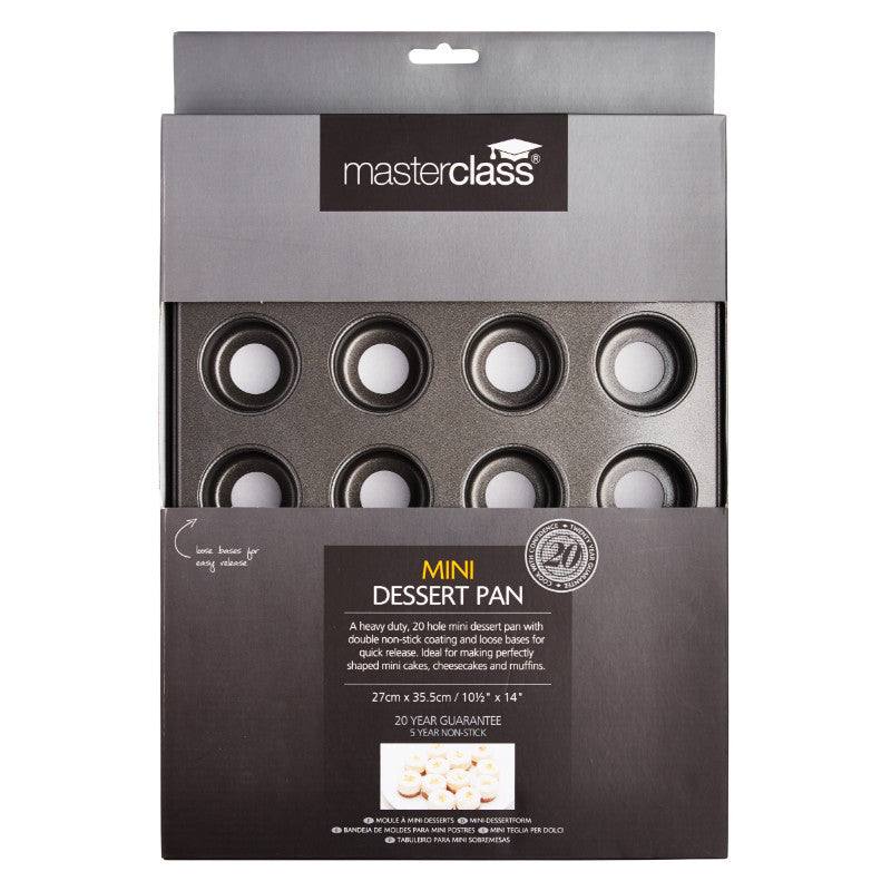 Masterclass Non-Stick Loose Base Mini Dessert Pan - 20 Hole - Image 3