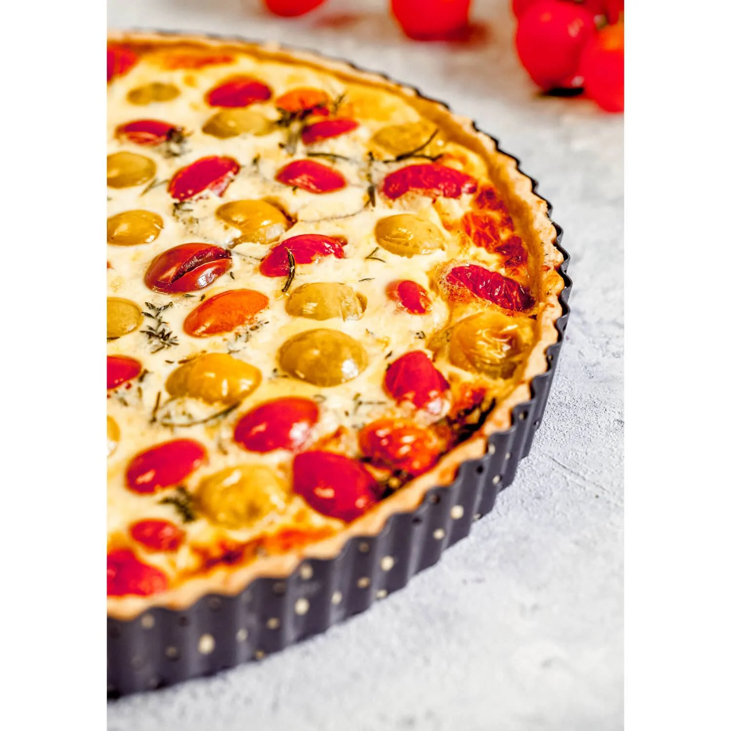 Masterclass Crusty Bake Non-Stick Quiche Tin - 20cm - Image 4