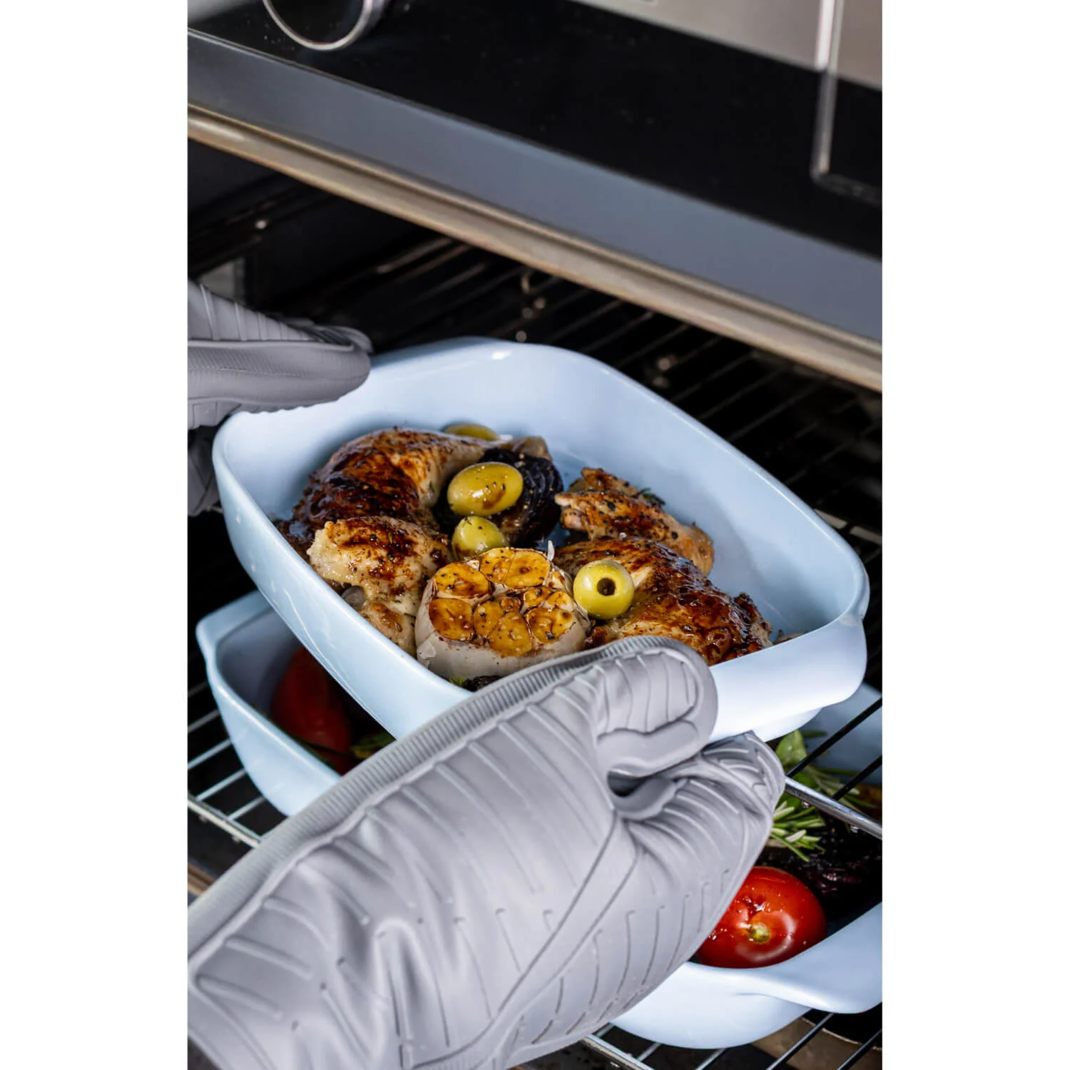 MasterClass 23cm Ceramic Roaster - Sky Blue - Image 10