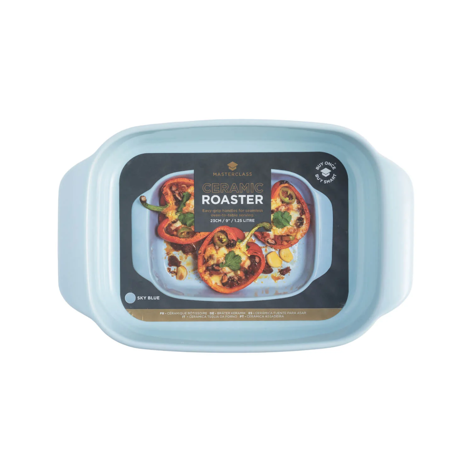 MasterClass 23cm Ceramic Roaster - Sky Blue - Image 6