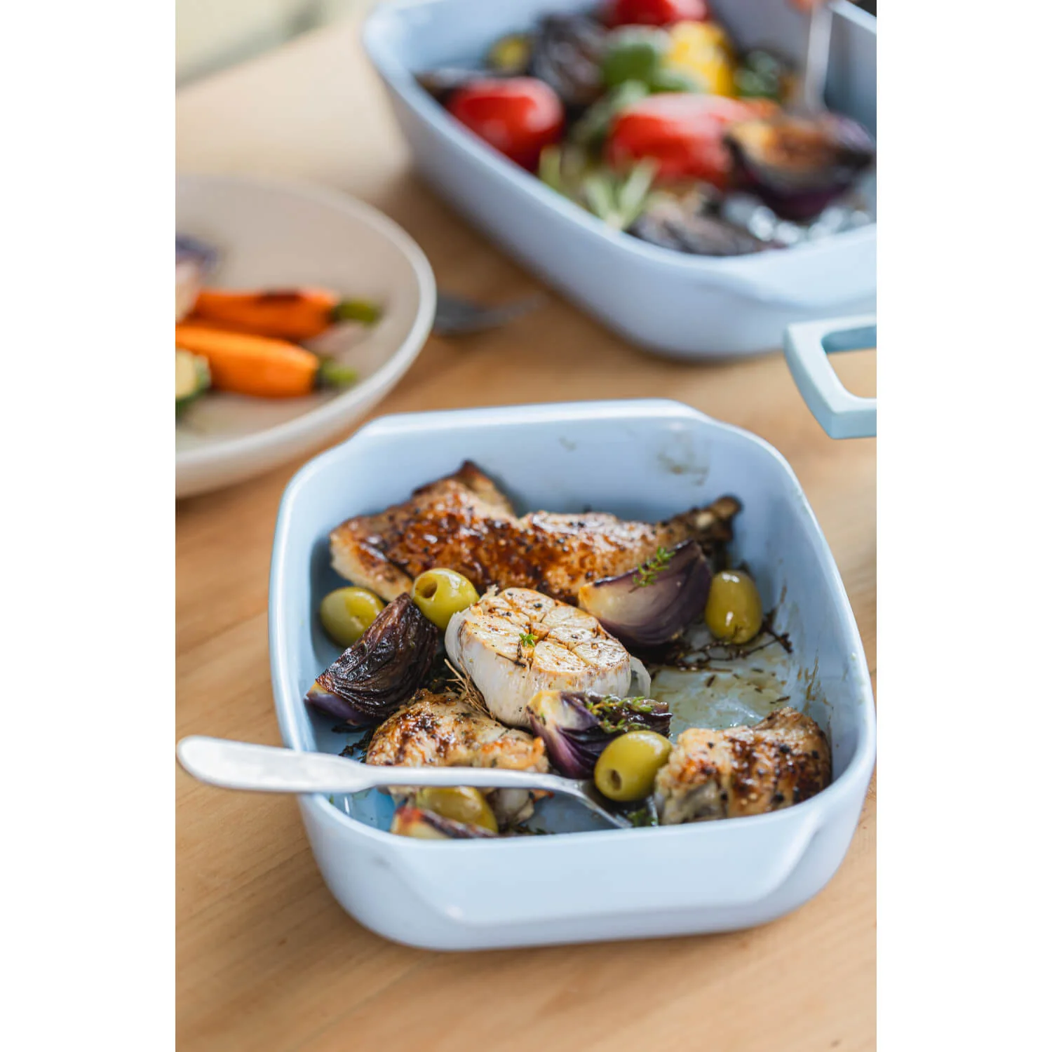 MasterClass 23cm Ceramic Roaster - Sky Blue - Image 8