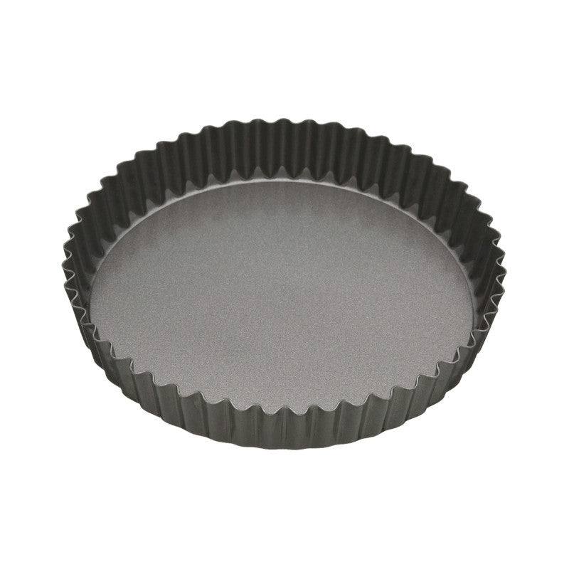 Masterclass Non-Stick Loose Base Round Fluted Quiche Tin - 23cm