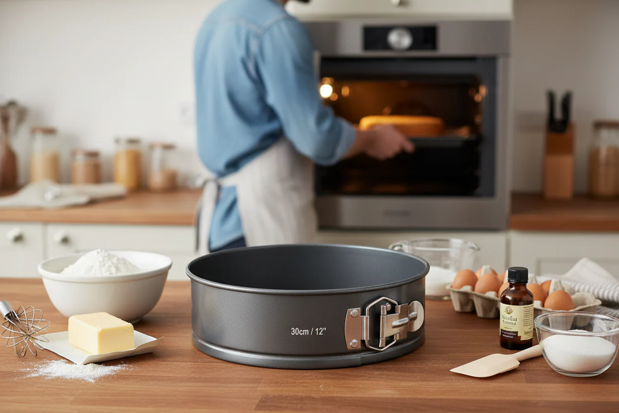 Masterclass Non-Stick Spring Form Round Cake Tin - 30cm - Image 4