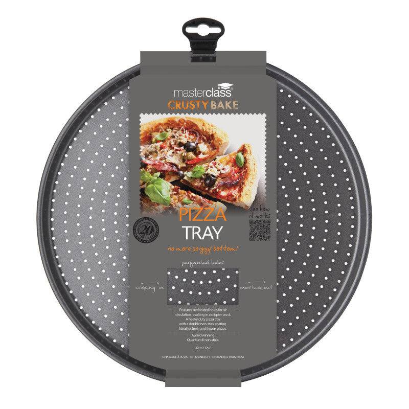 Masterclass Crusty Bake Non-Stick Round Pizza Tray - 32cm - Image 2